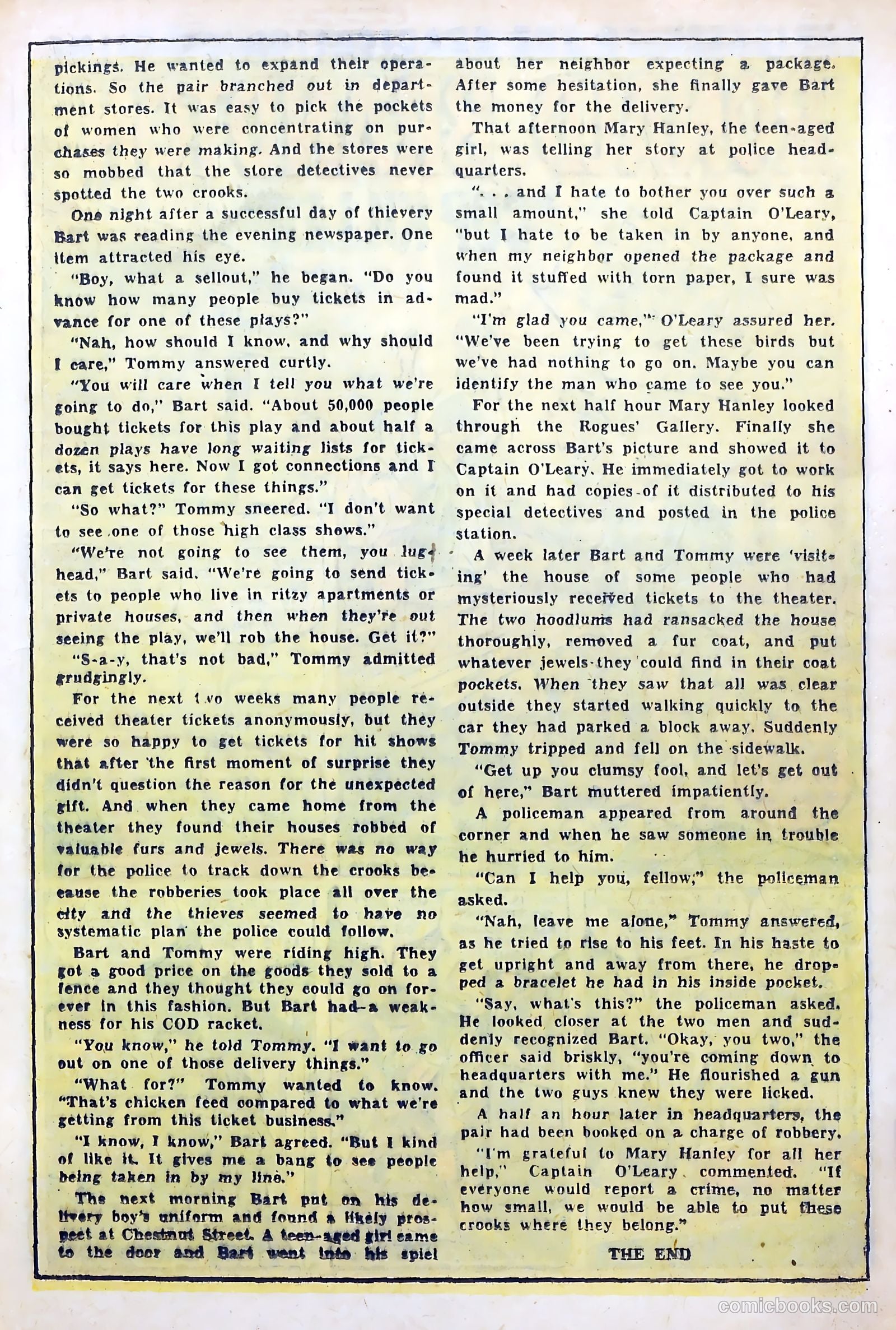 Crime and Punishment #50 (1952) — page 19 of 36