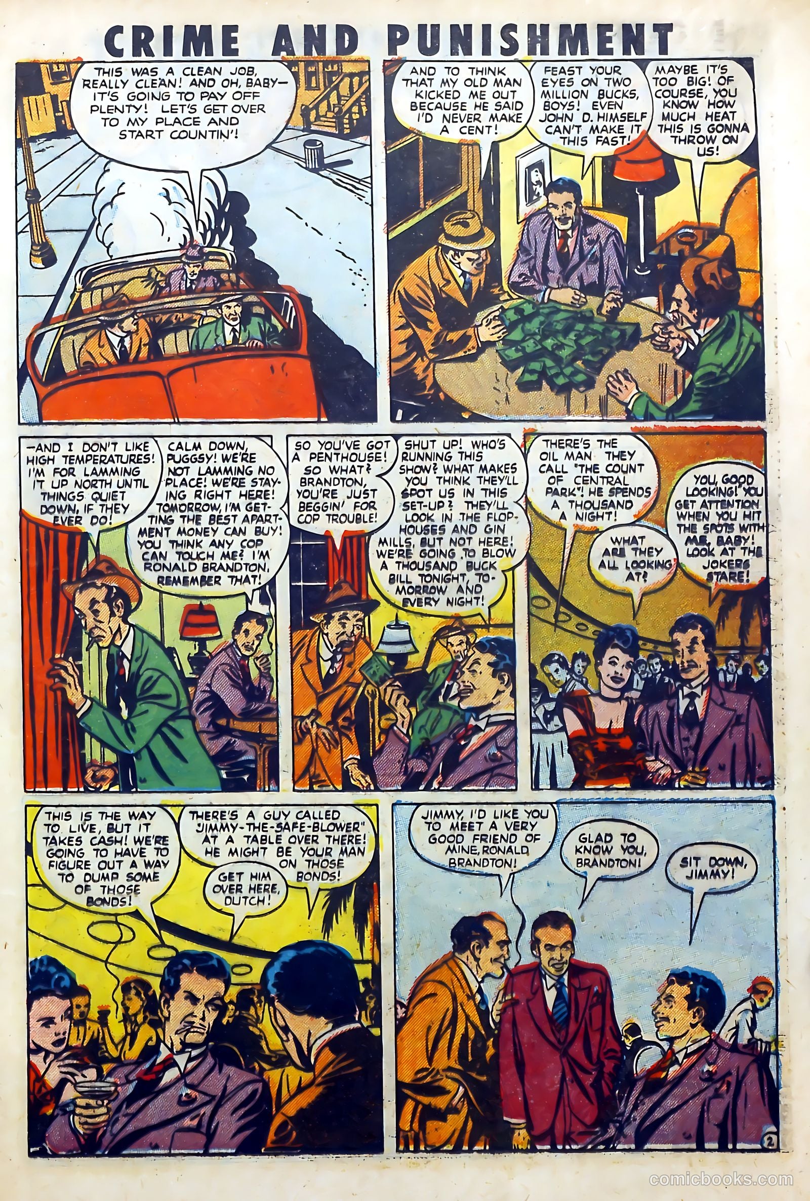 Crime and Punishment #50 (1952) — page 21 of 36