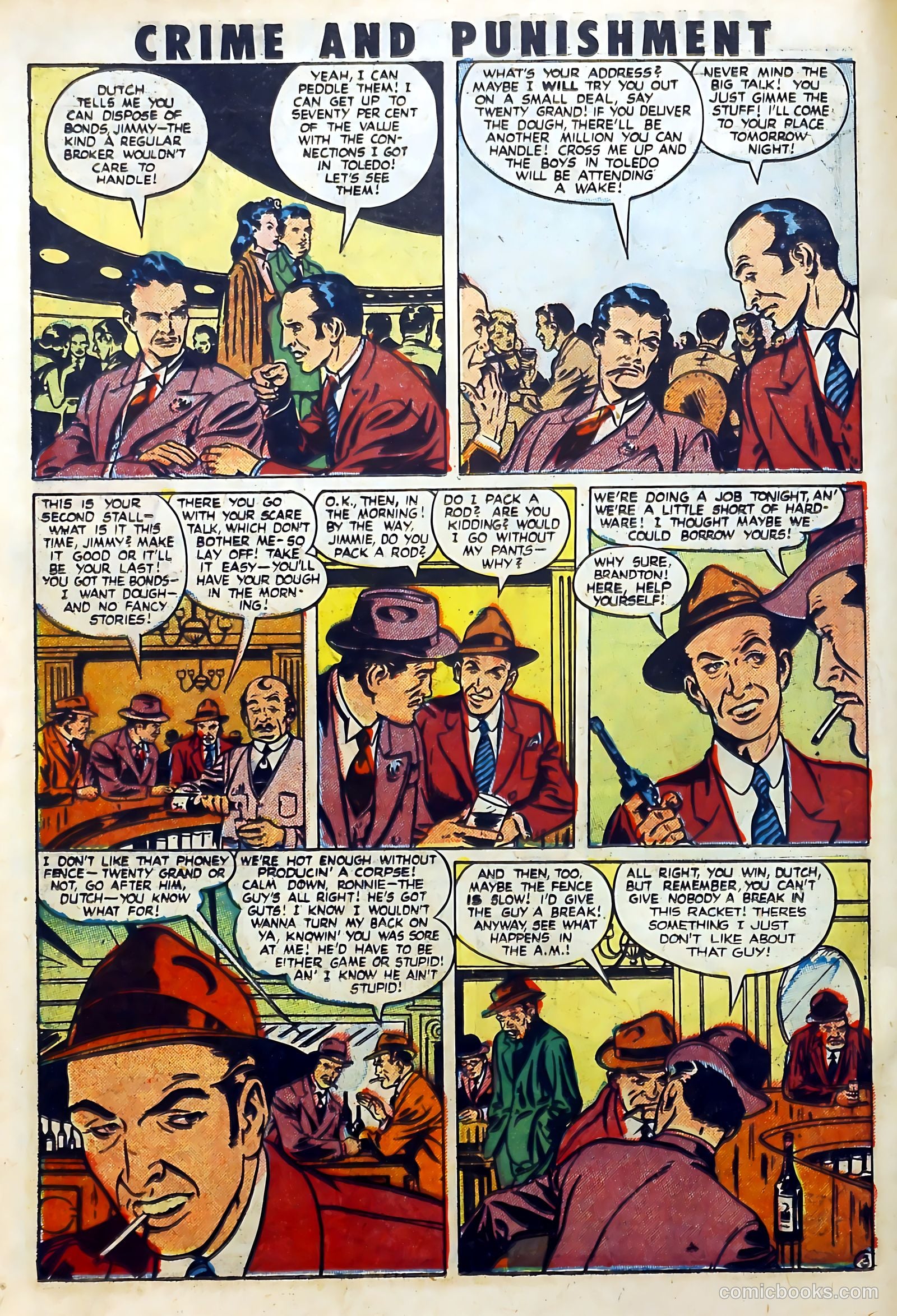 Crime and Punishment #50 (1952) — page 22 of 36
