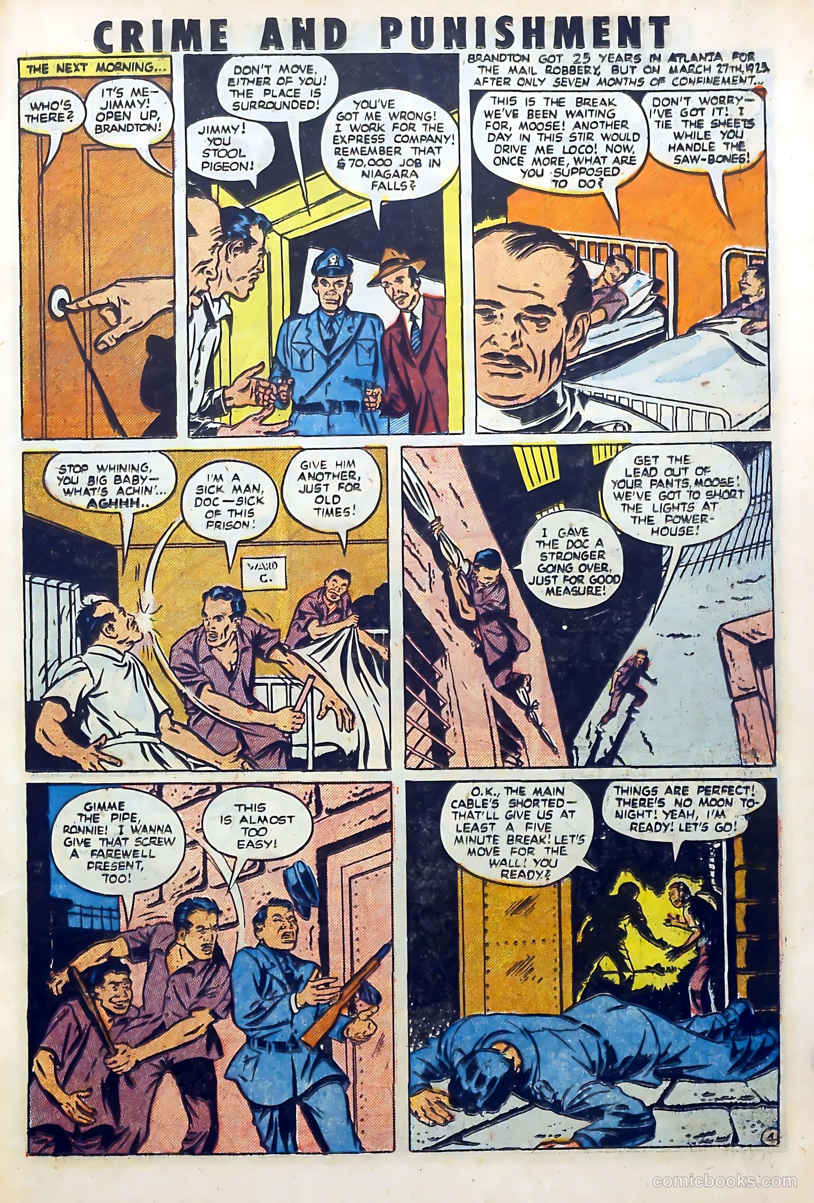 Crime and Punishment #50 (1952) — page 23 of 36