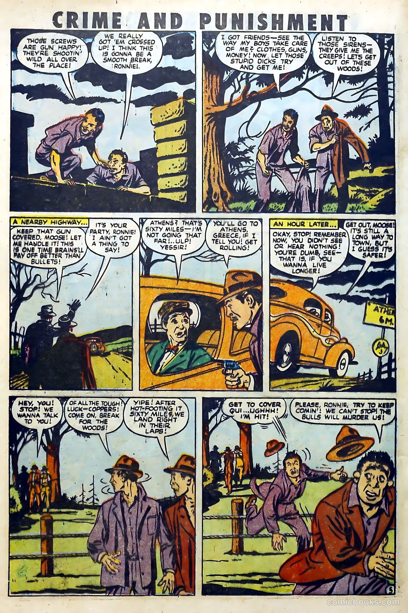 Crime and Punishment #50 (1952) — page 24 of 36