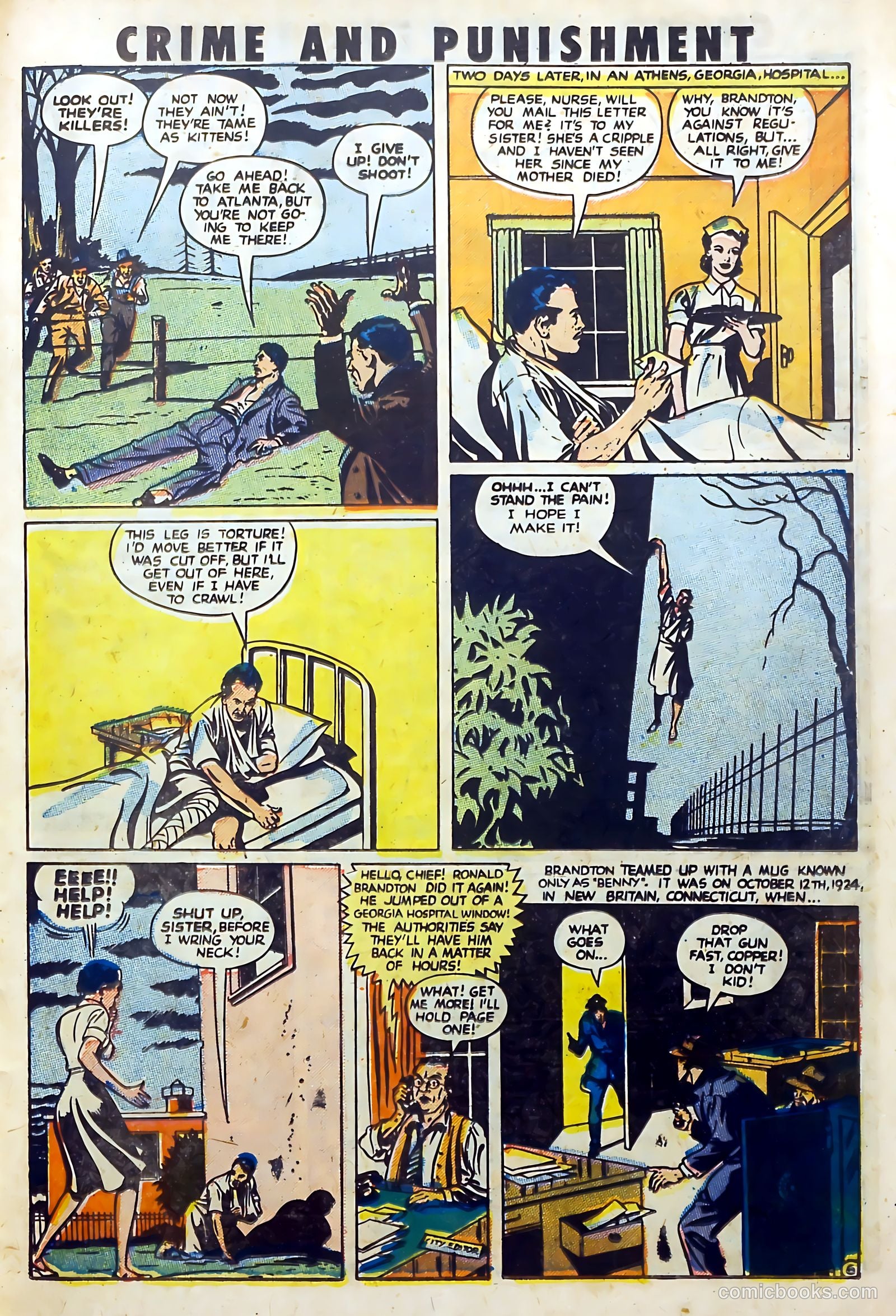Crime and Punishment #50 (1952) — page 25 of 36