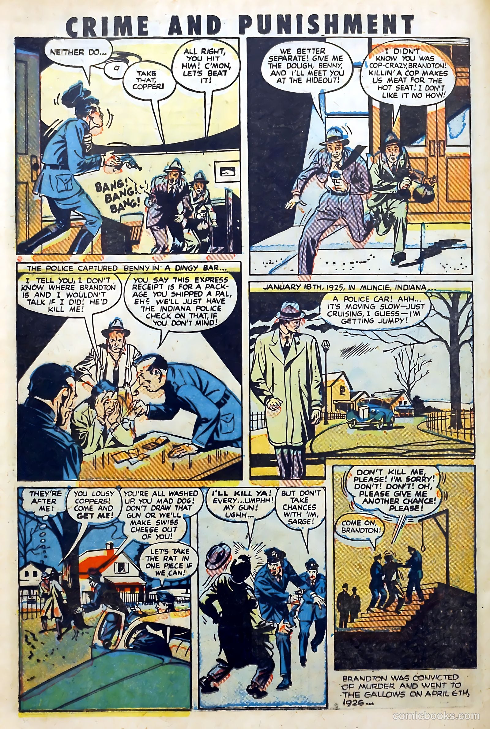 Crime and Punishment #50 (1952) — page 26 of 36