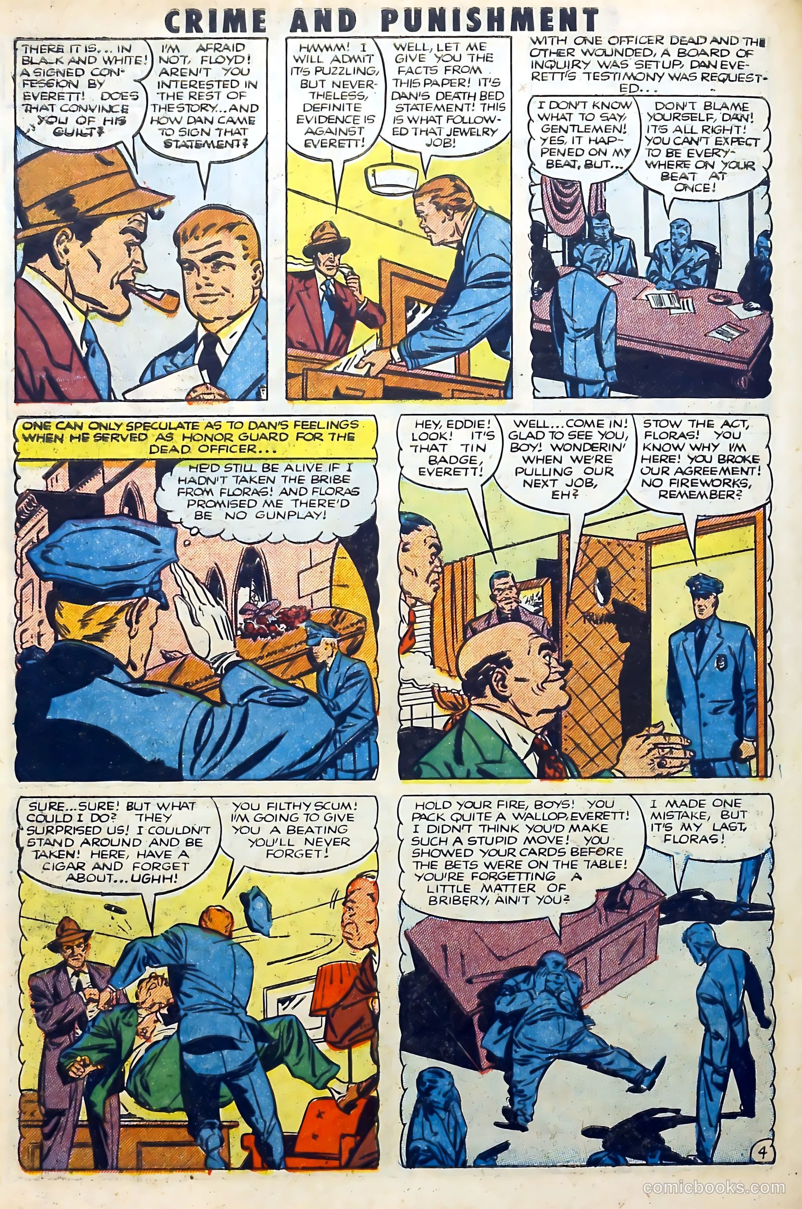 Crime and Punishment #50 (1952) — page 30 of 36