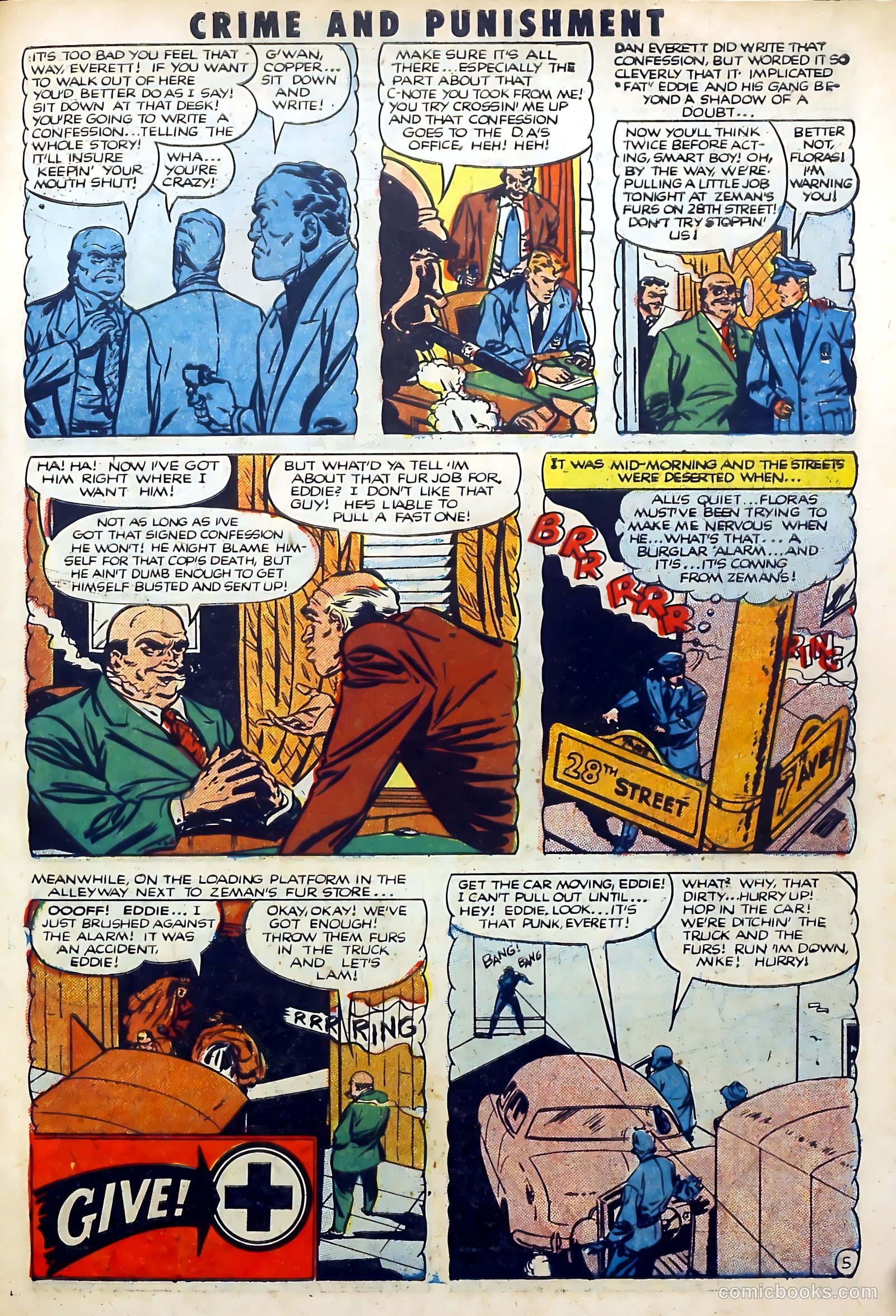Crime and Punishment #50 (1952) — page 31 of 36