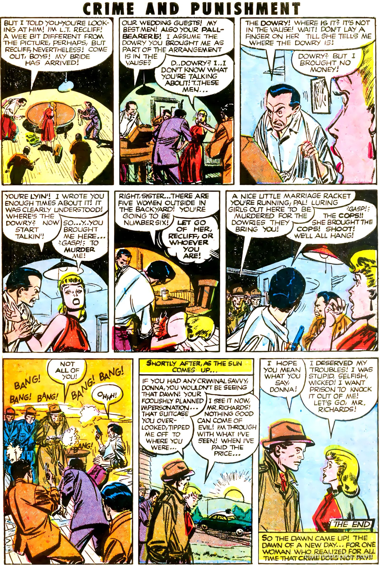 Crime and Punishment #51 (1952) — page 9 of 36