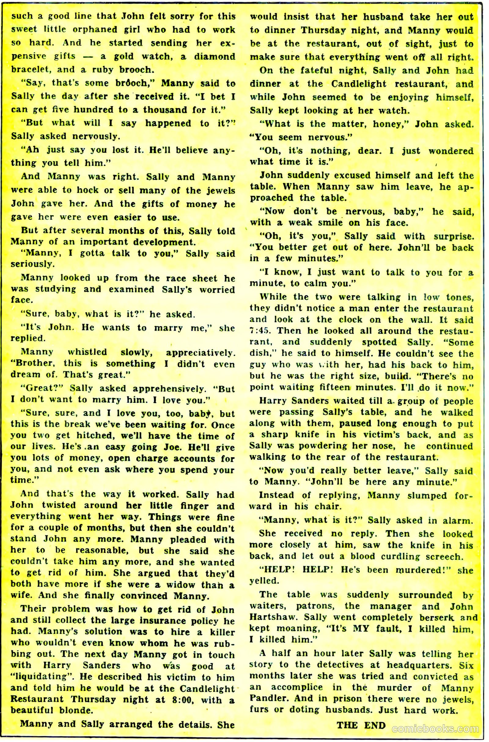Crime and Punishment #51 (1952) — page 19 of 36