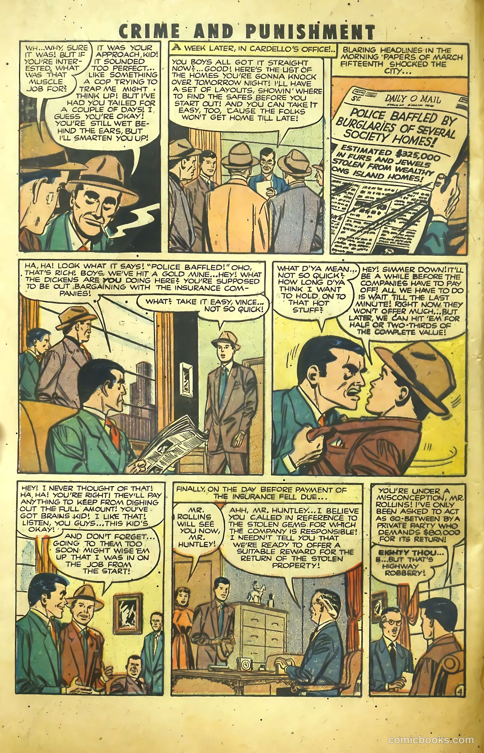 Crime and Punishment #52 (1952) — page 7 of 37