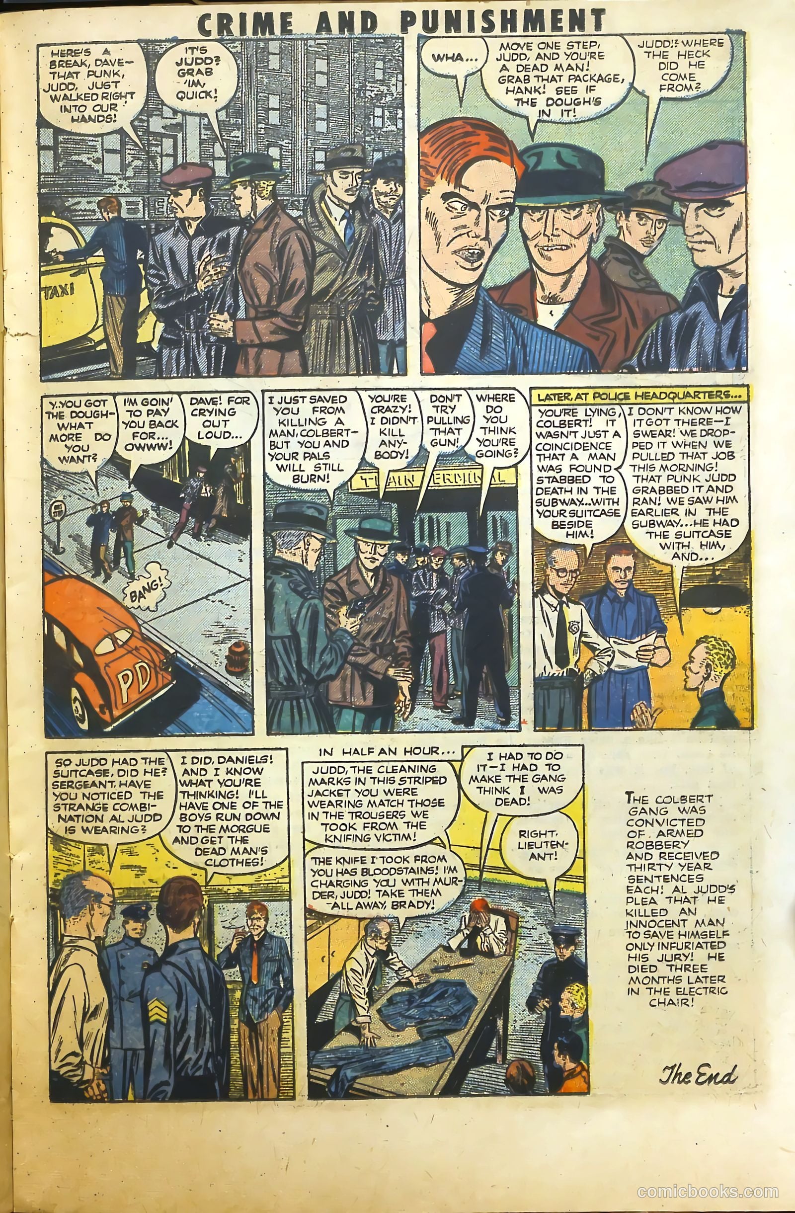 Crime and Punishment #52 (1952) — page 18 of 37