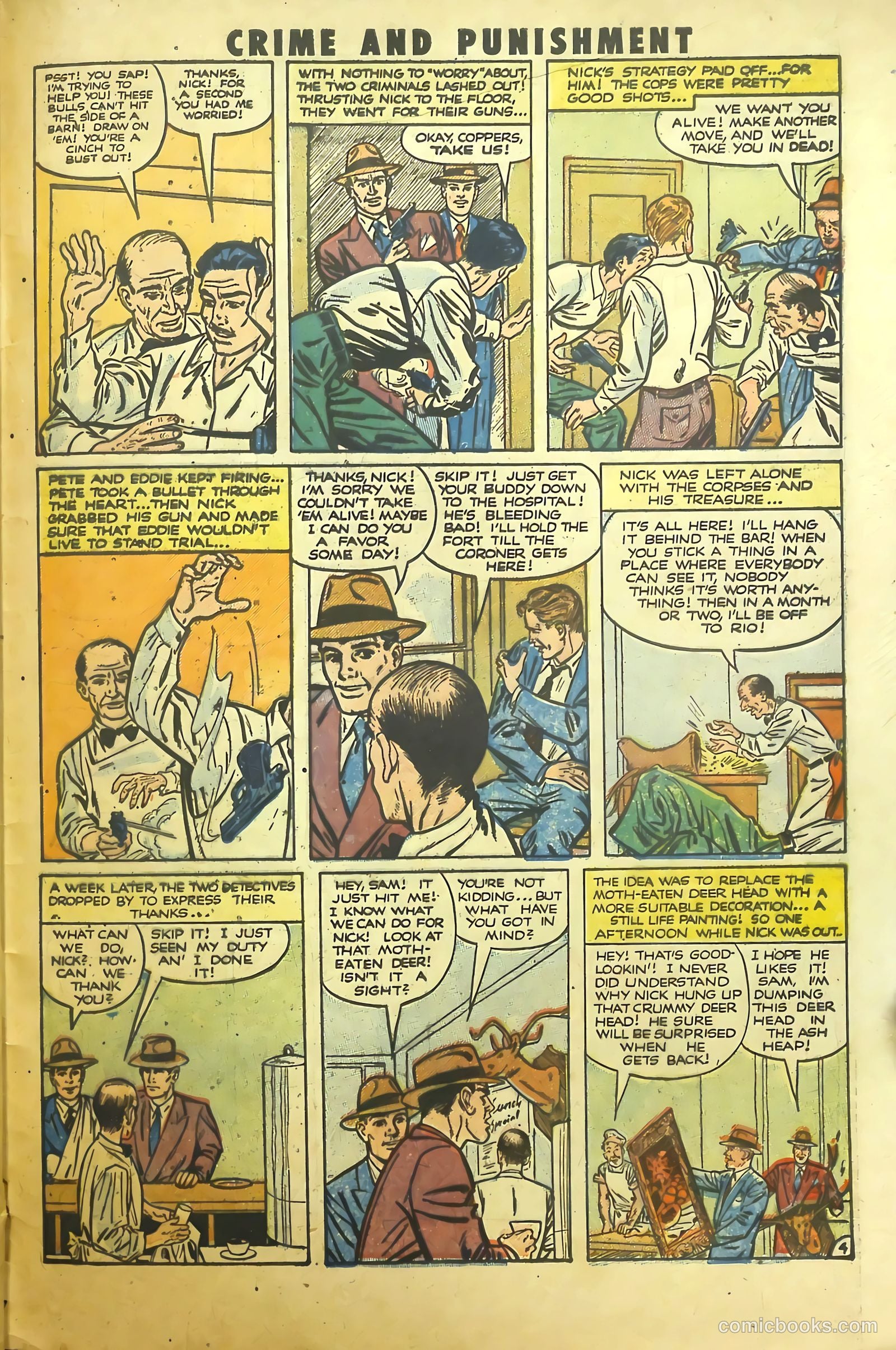 Crime and Punishment #52 (1952) — page 32 of 37