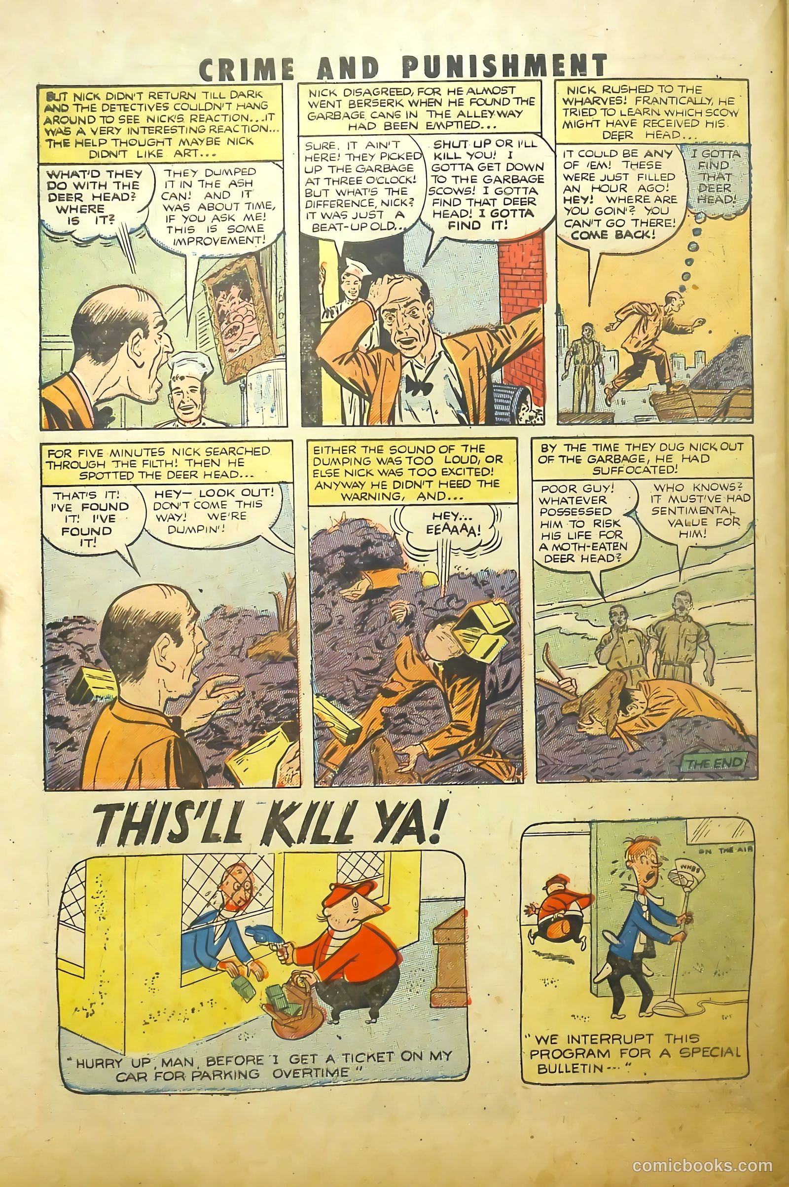 Crime and Punishment #52 (1952) — page 33 of 37