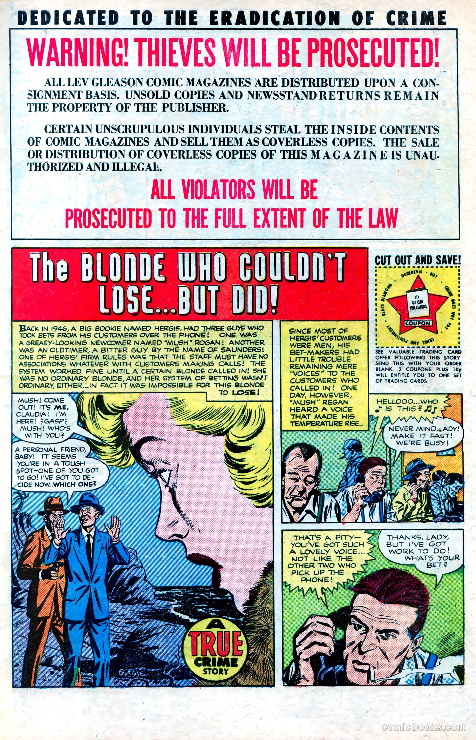 Crime and Punishment #53 (1952) — page 3 of 36