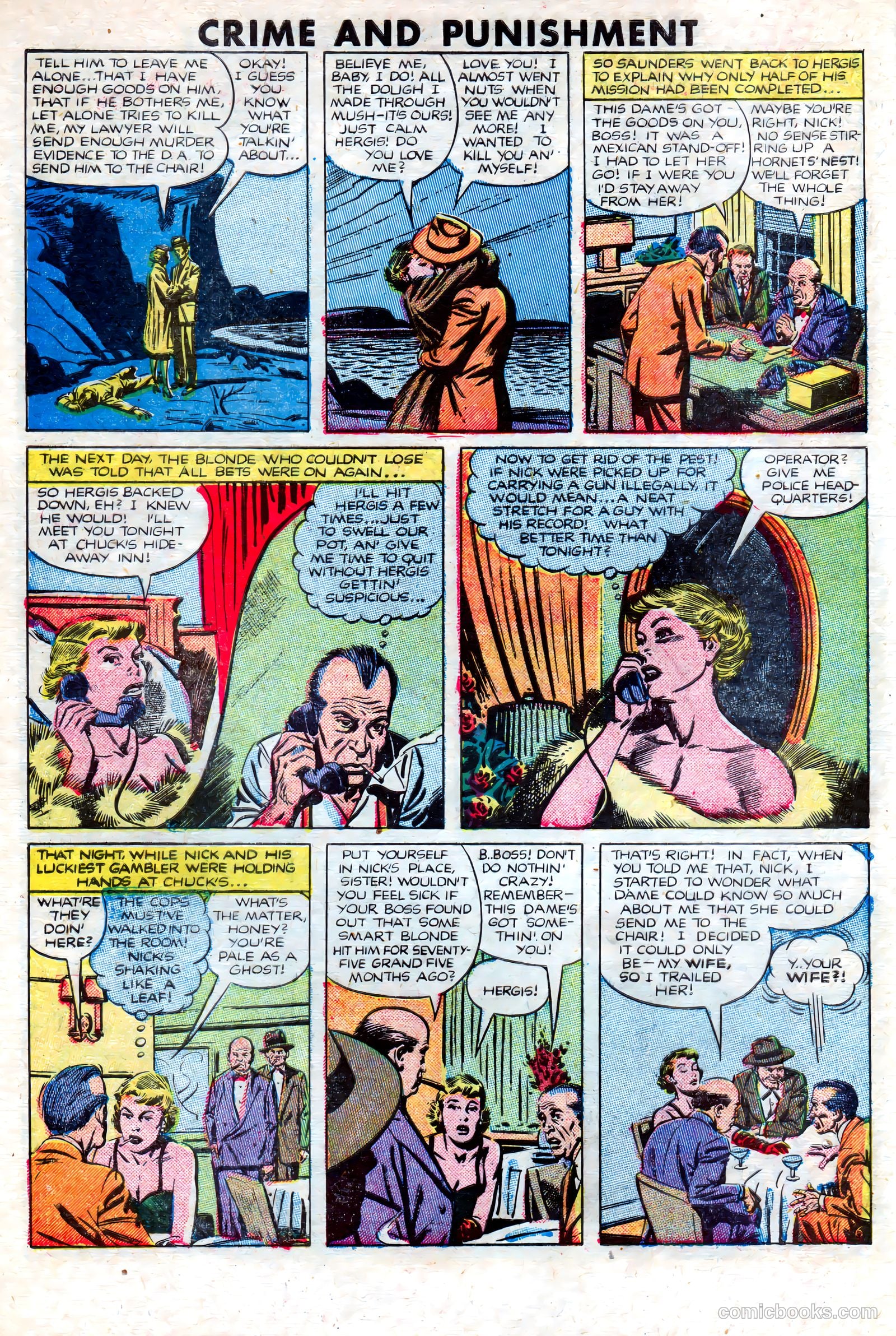 Crime and Punishment #53 (1952) — page 8 of 36