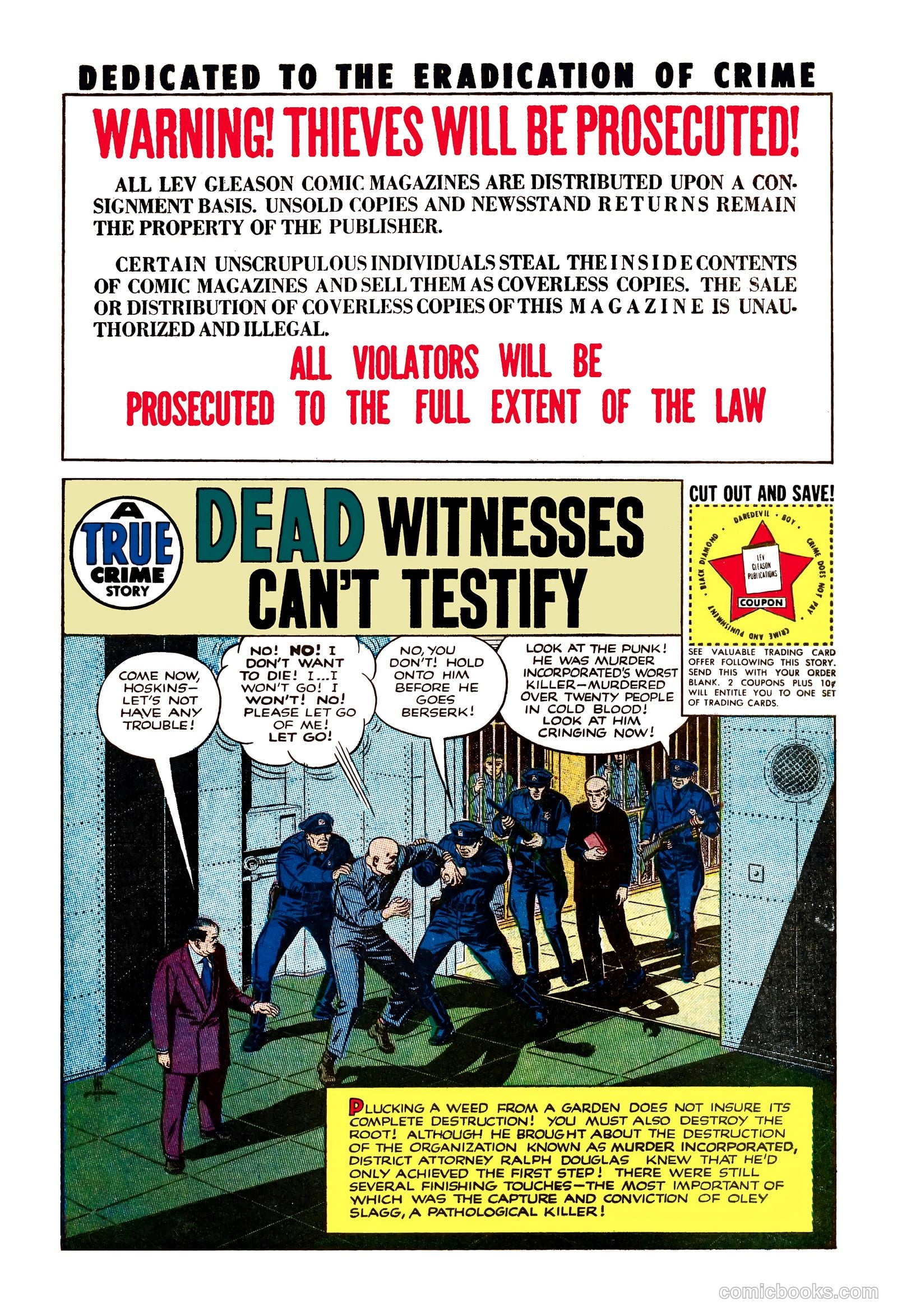 Crime and Punishment #54 (1952) — page 3 of 36