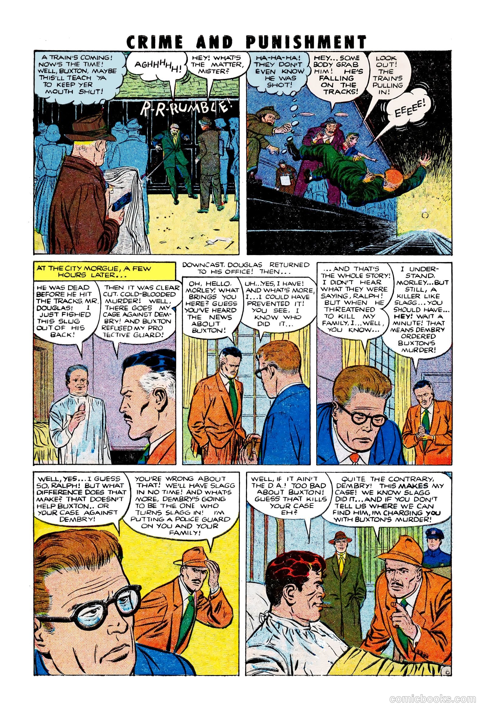 Crime and Punishment #54 (1952) — page 8 of 36