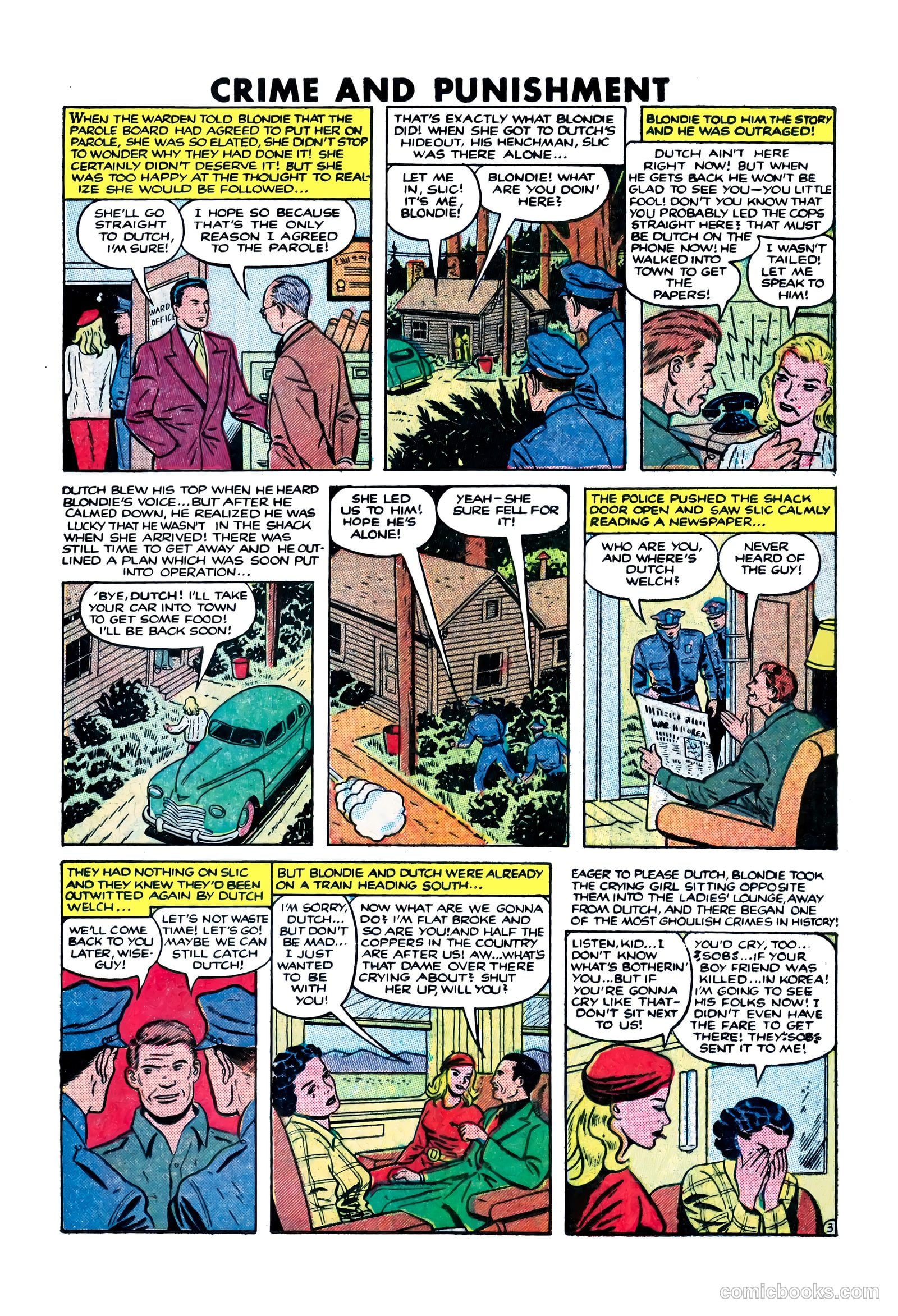 Crime and Punishment #54 (1952) — page 23 of 36