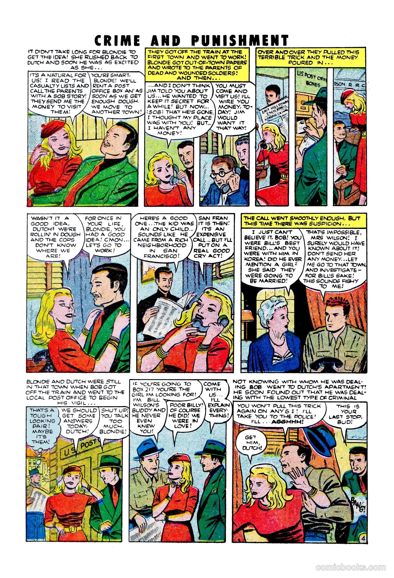 Crime and Punishment #54 (1952) — page 24 of 36