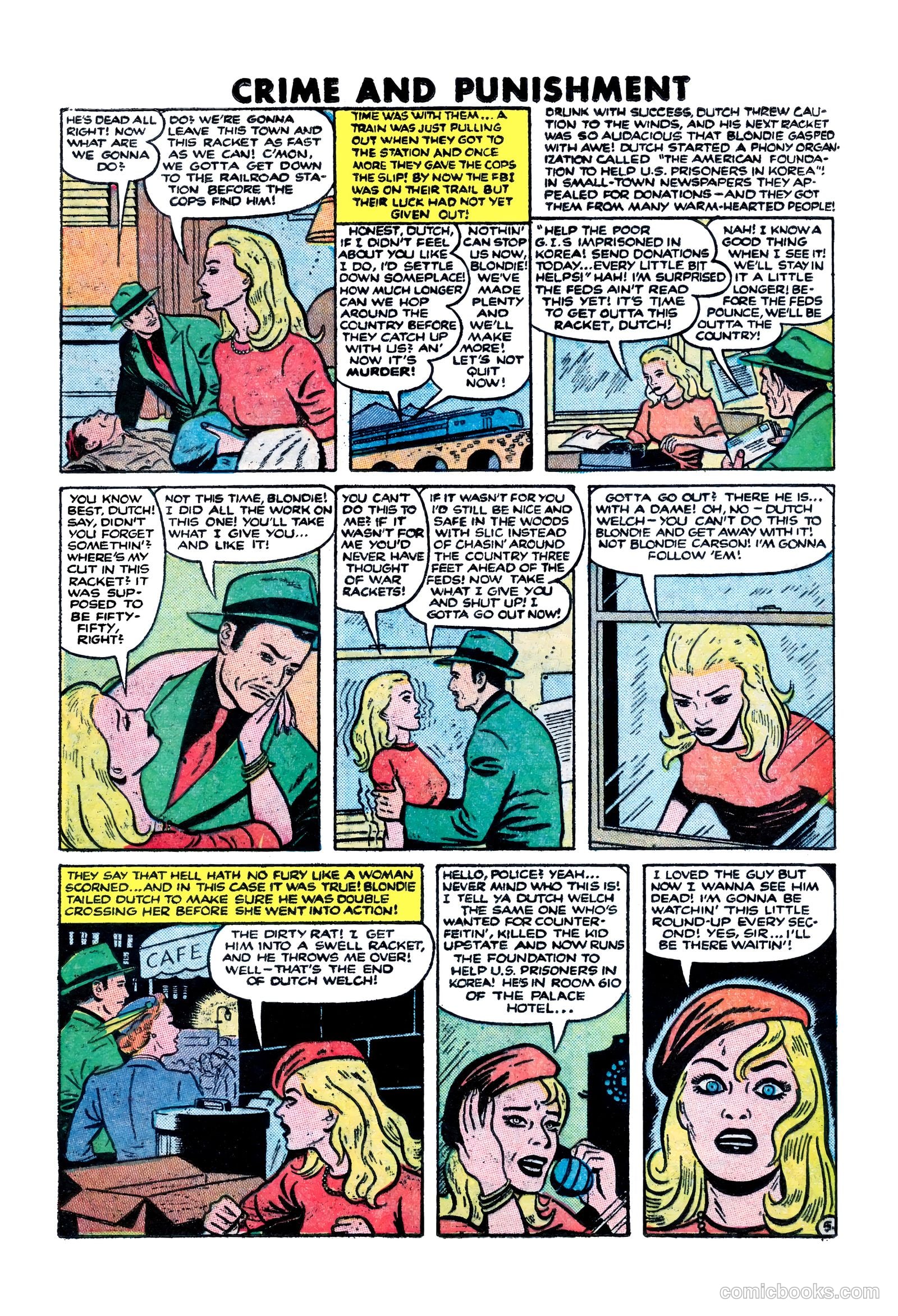 Crime and Punishment #54 (1952) — page 25 of 36