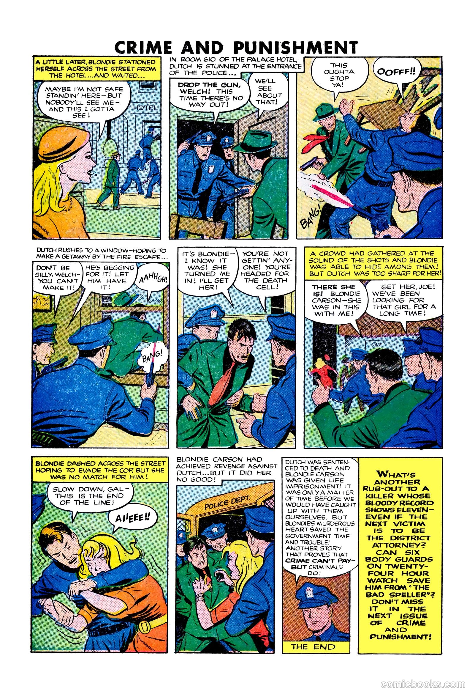Crime and Punishment #54 (1952) — page 26 of 36