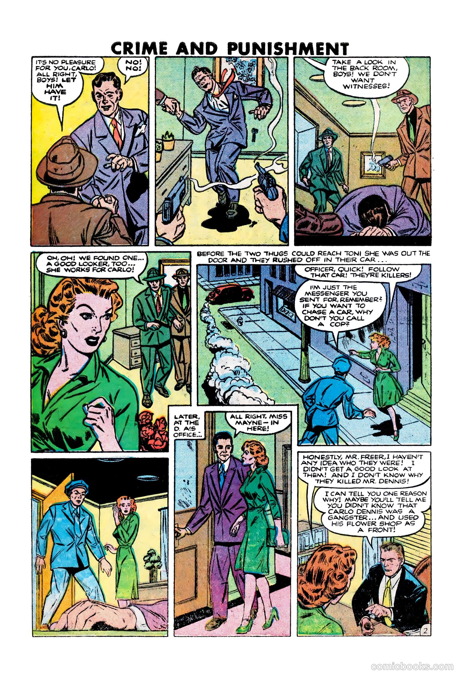Crime and Punishment #54 (1952) — page 28 of 36