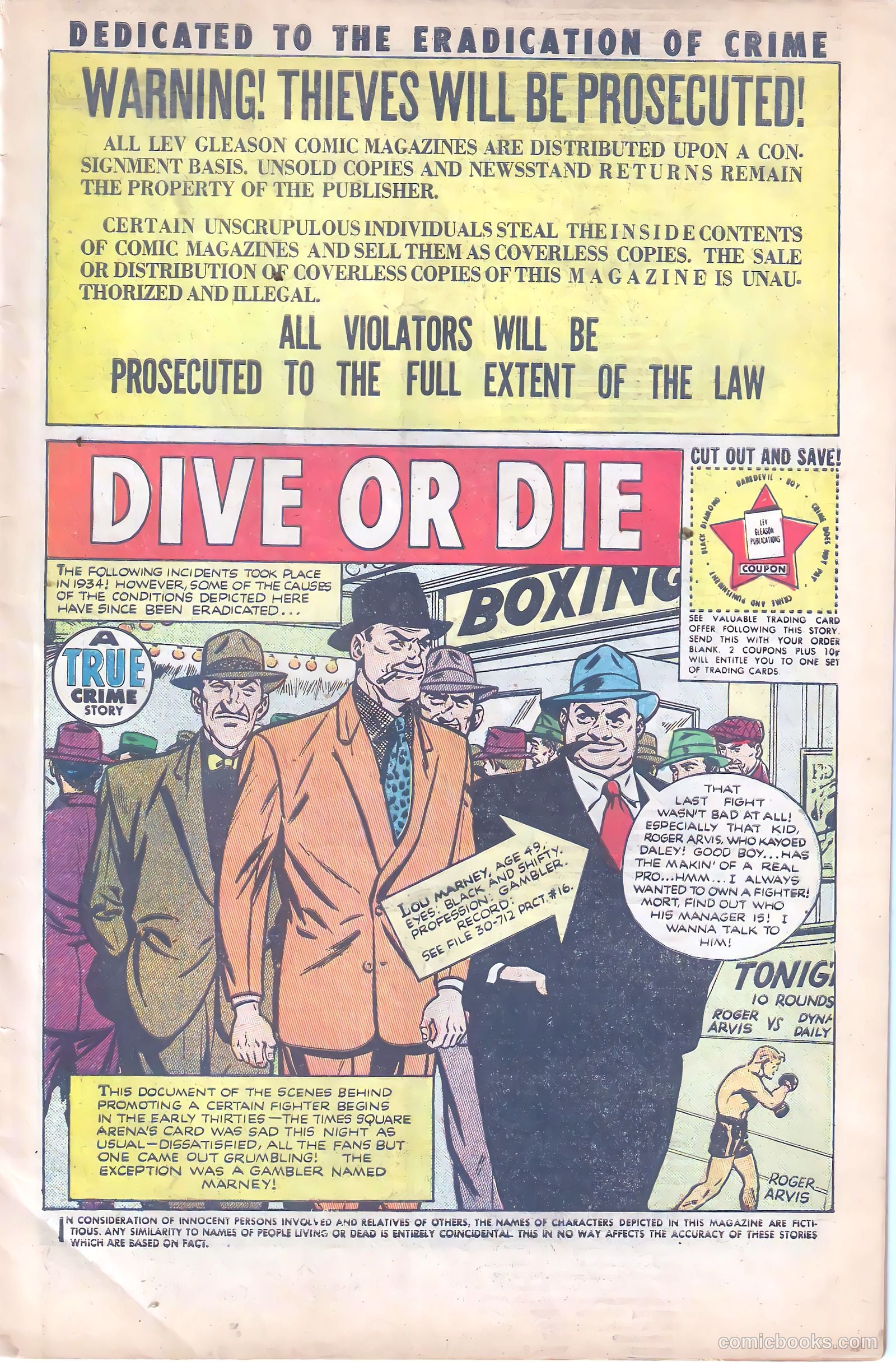 Crime and Punishment #55 (1952) — page 3 of 36