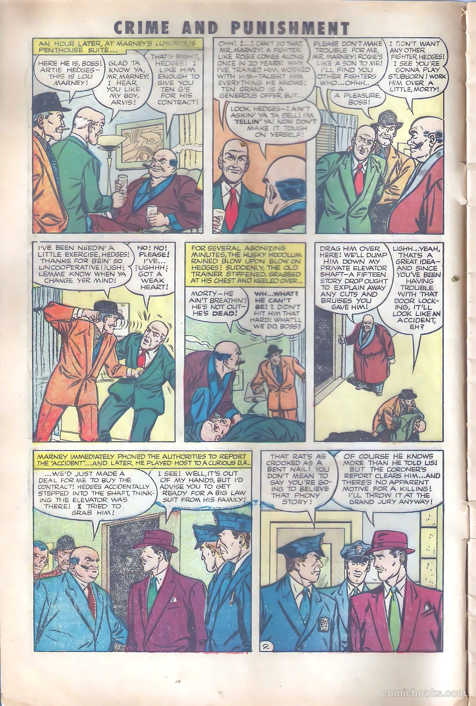 Crime and Punishment #55 (1952) — page 4 of 36