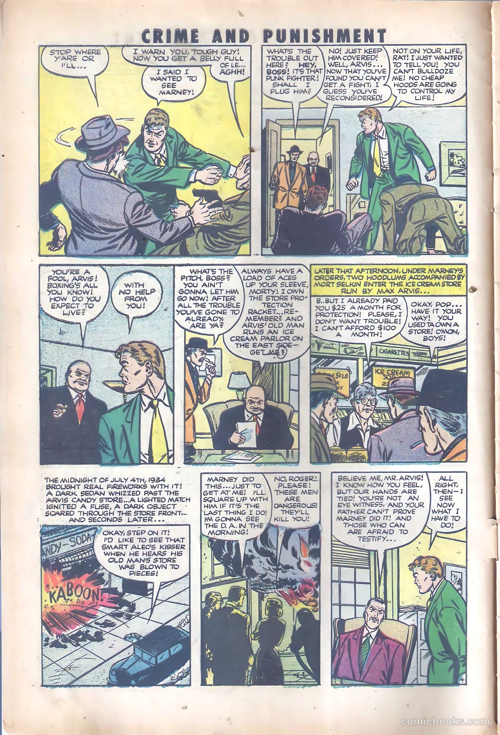 Crime and Punishment #55 (1952) — page 6 of 36