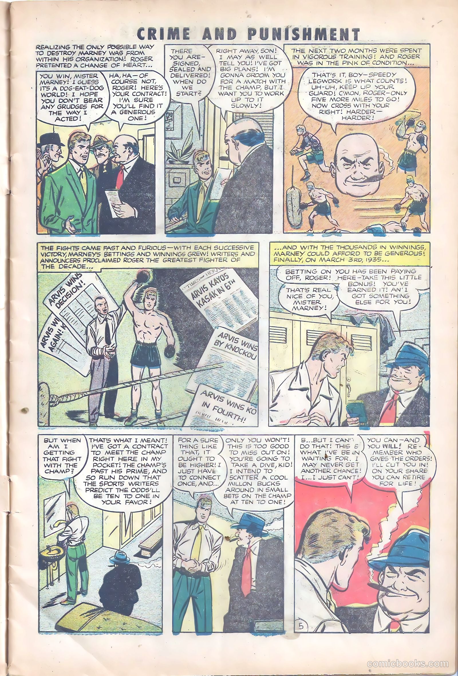 Crime and Punishment #55 (1952) — page 7 of 36