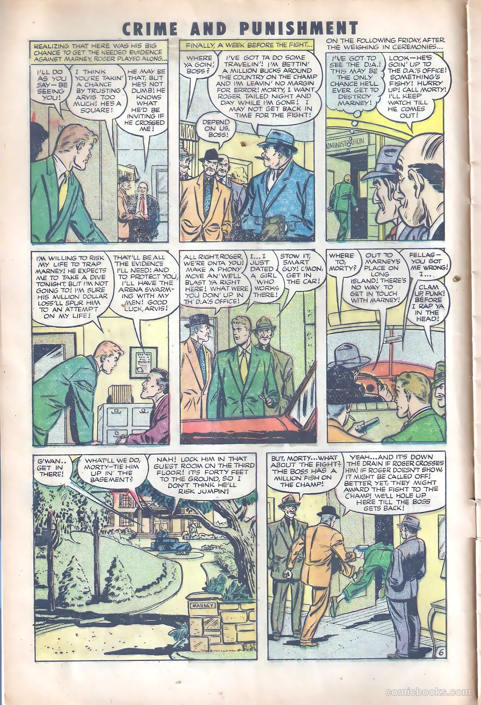 Crime and Punishment #55 (1952) — page 8 of 36