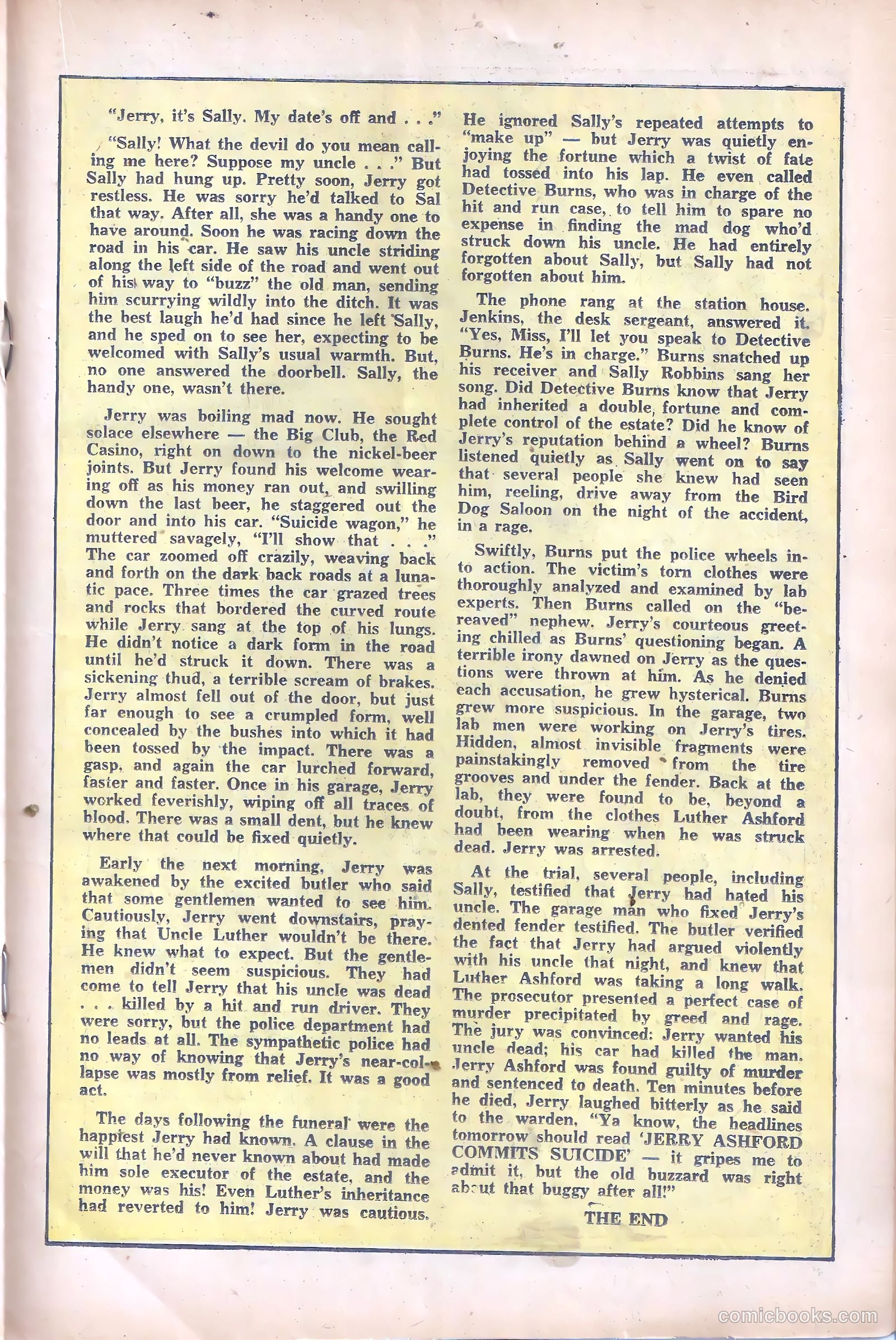 Crime and Punishment #55 (1952) — page 19 of 36