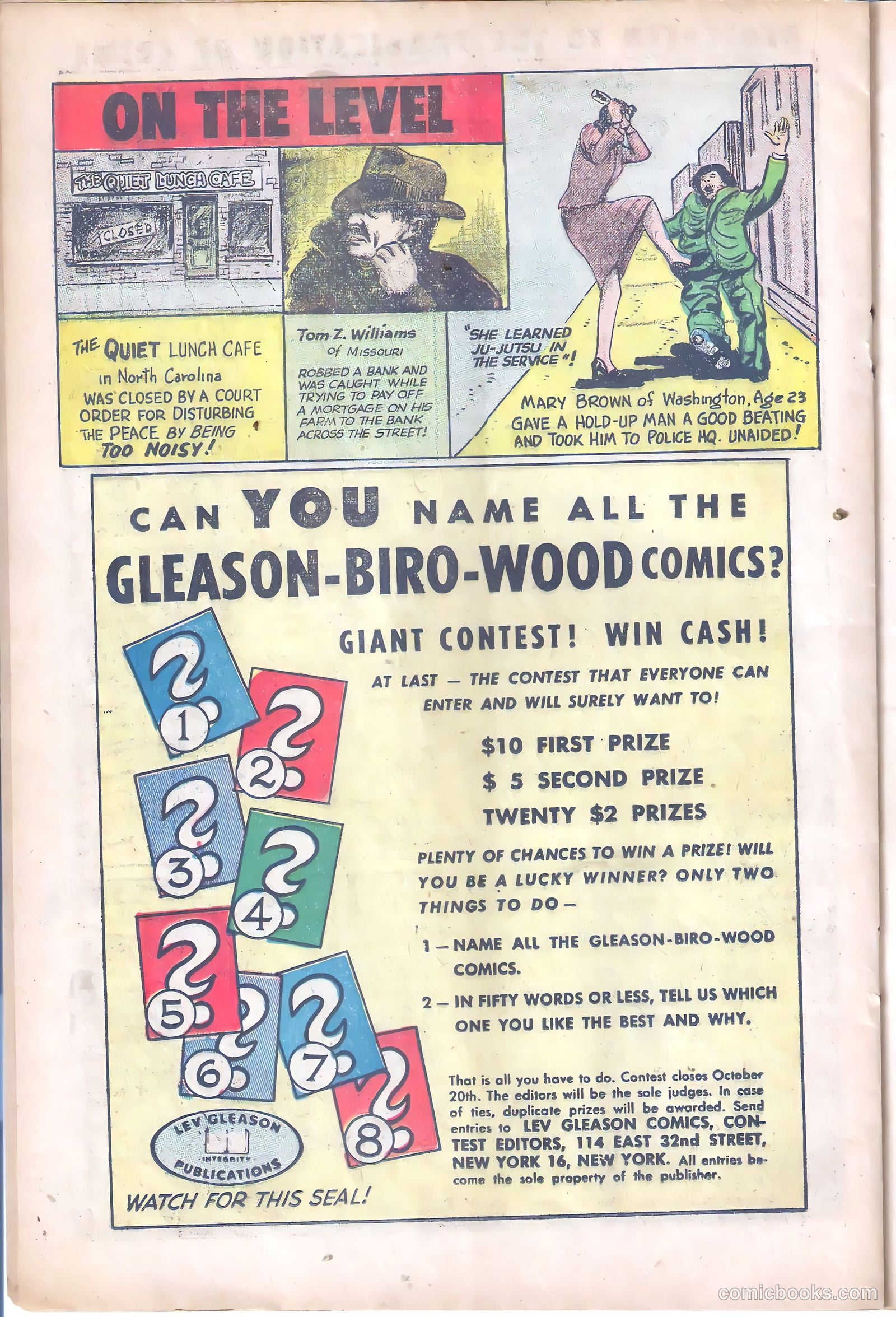 Crime and Punishment #55 (1952) — page 20 of 36