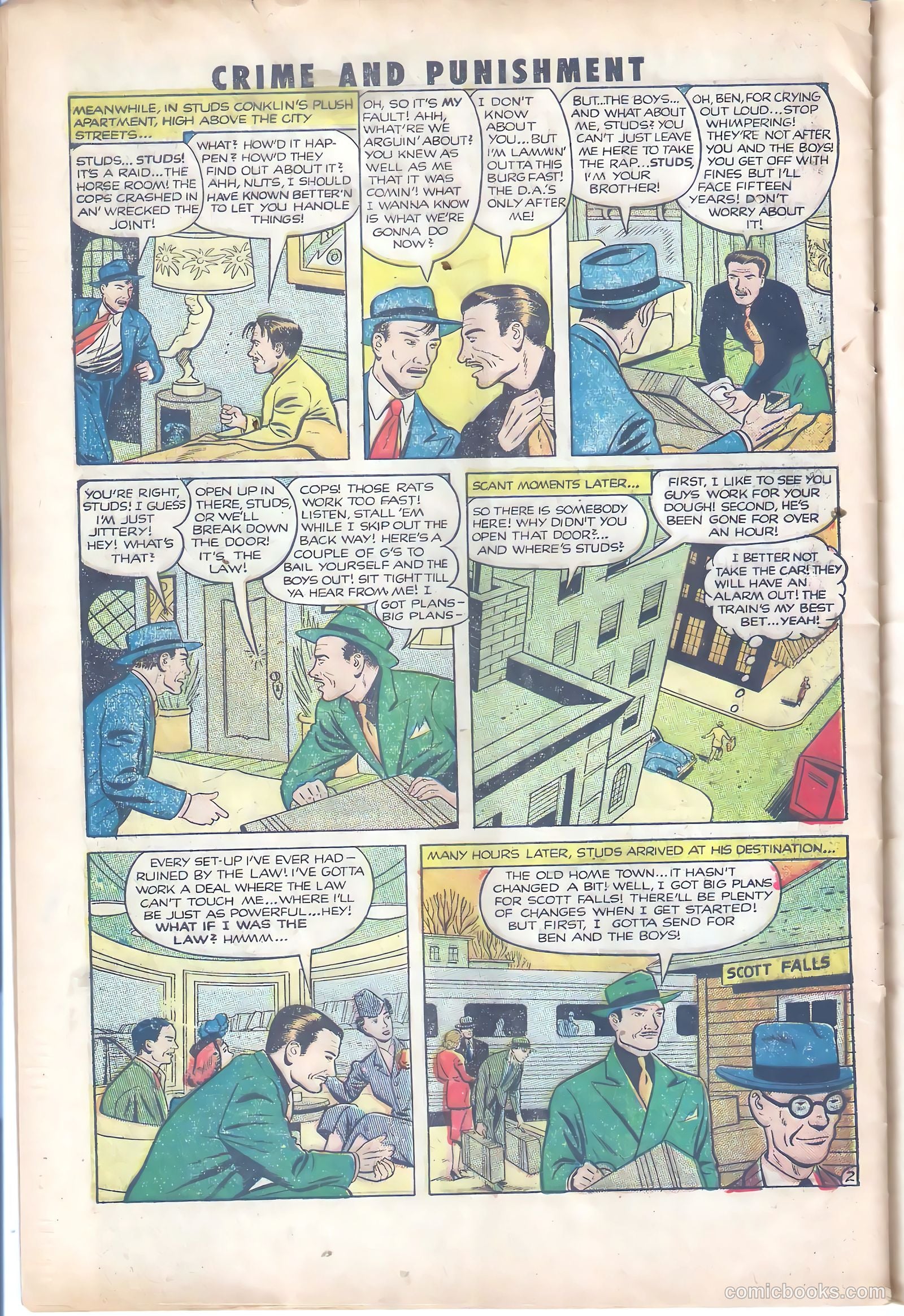 Crime and Punishment #55 (1952) — page 28 of 36