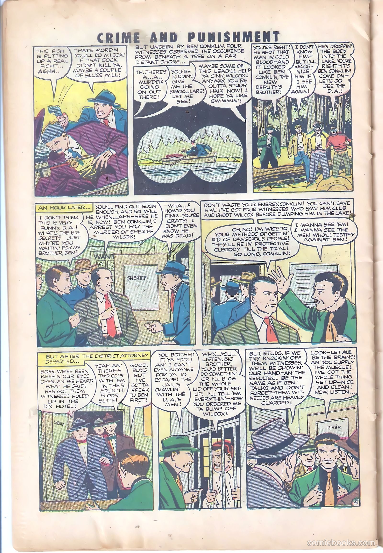 Crime and Punishment #55 (1952) — page 30 of 36