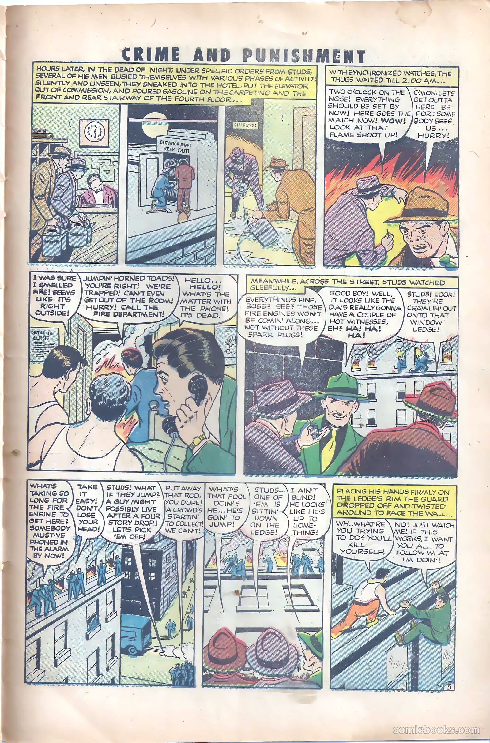 Crime and Punishment #55 (1952) — page 31 of 36