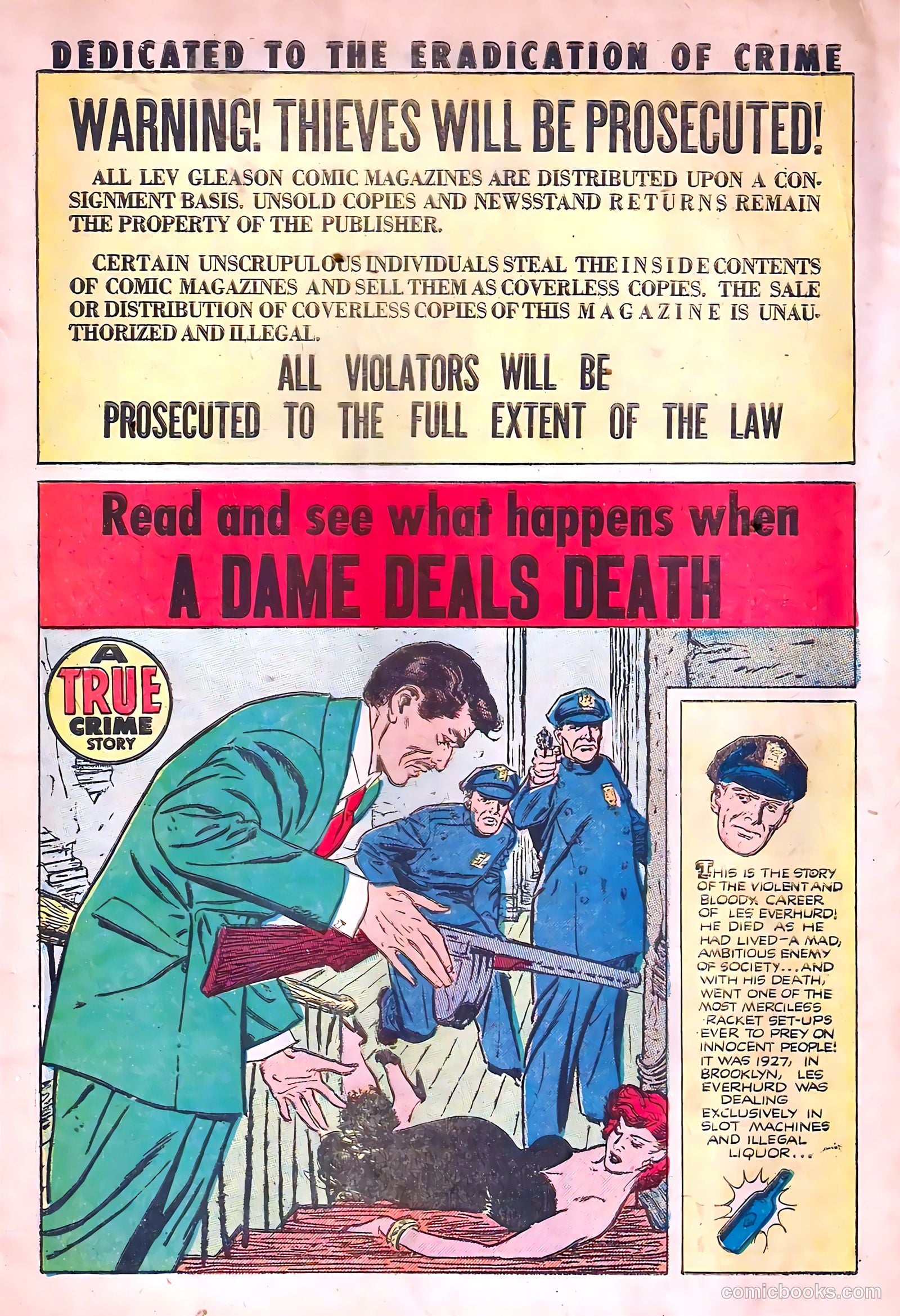 Crime and Punishment #56 (1952) — page 3 of 36