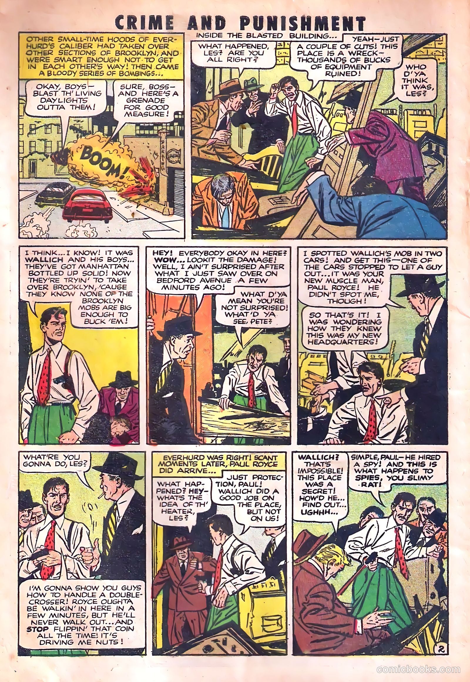 Crime and Punishment #56 (1952) — page 4 of 36
