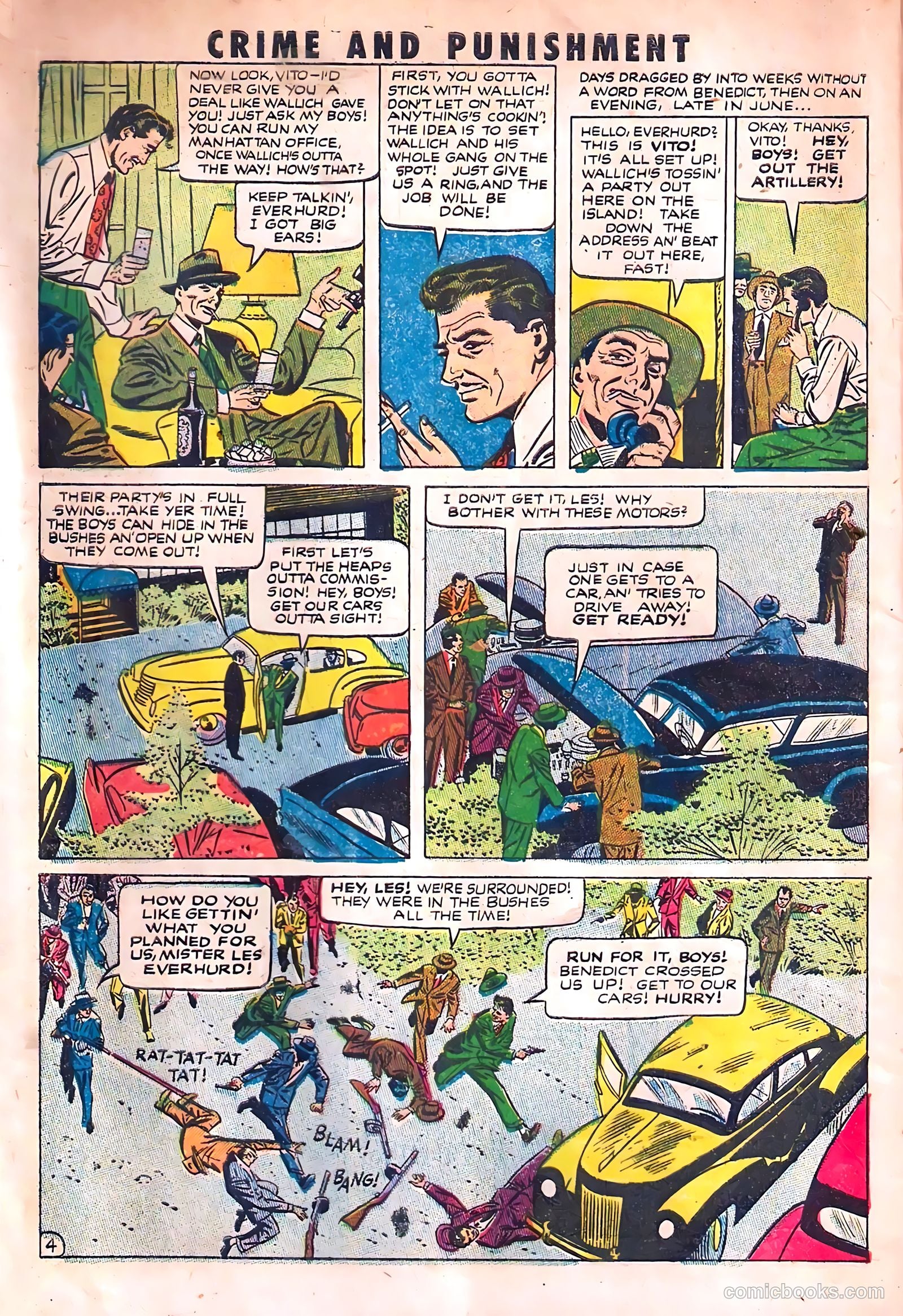Crime and Punishment #56 (1952) — page 6 of 36