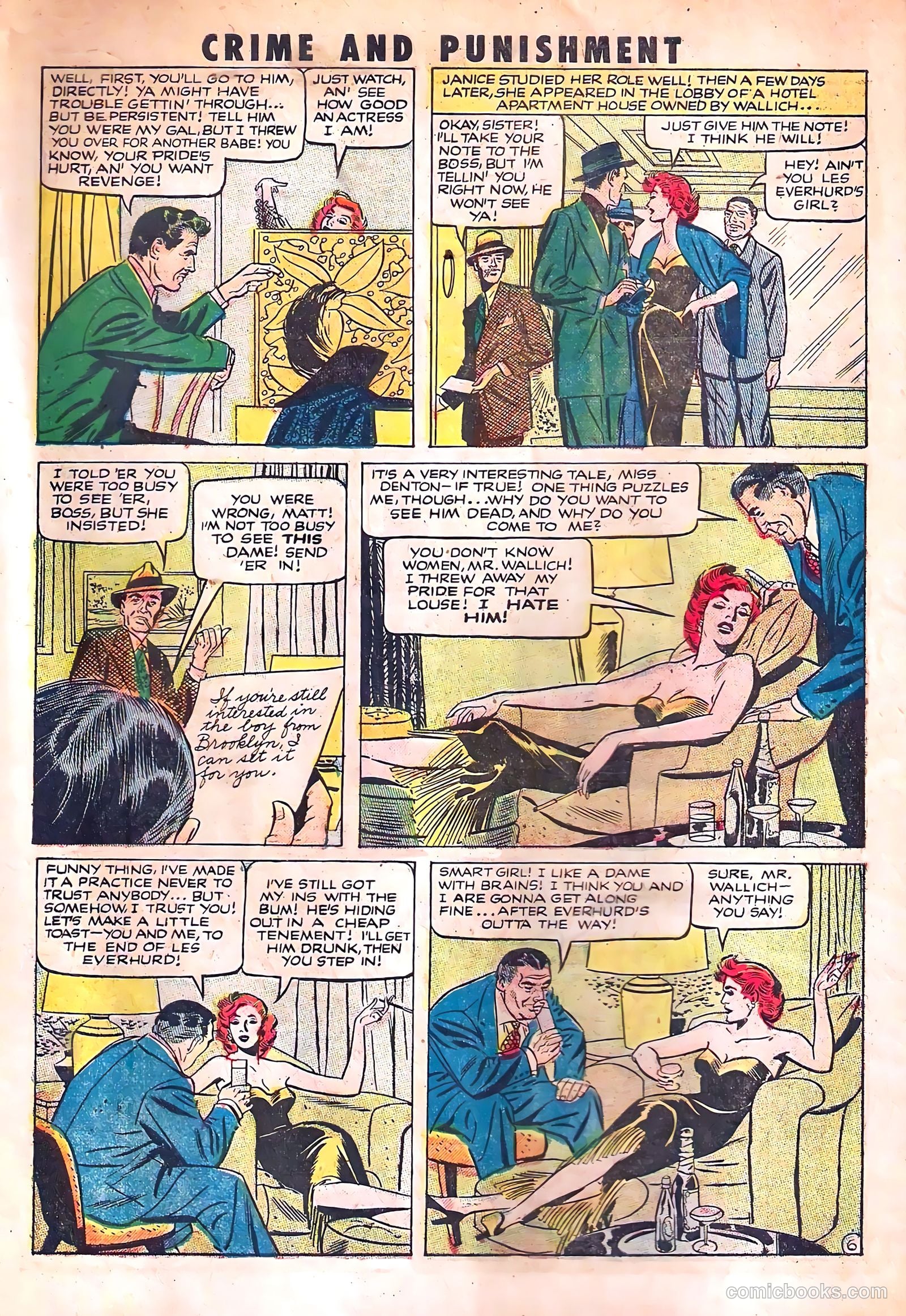 Crime and Punishment #56 (1952) — page 8 of 36