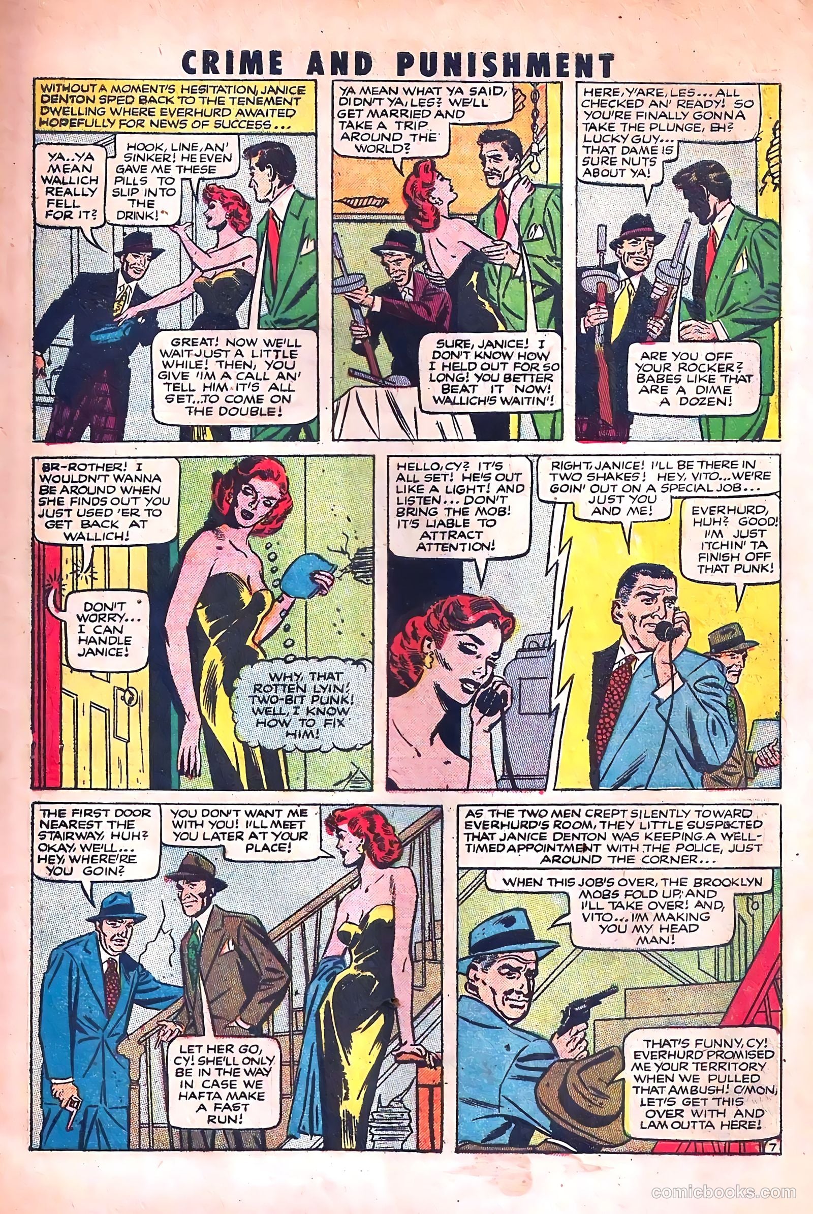 Crime and Punishment #56 (1952) — page 9 of 36