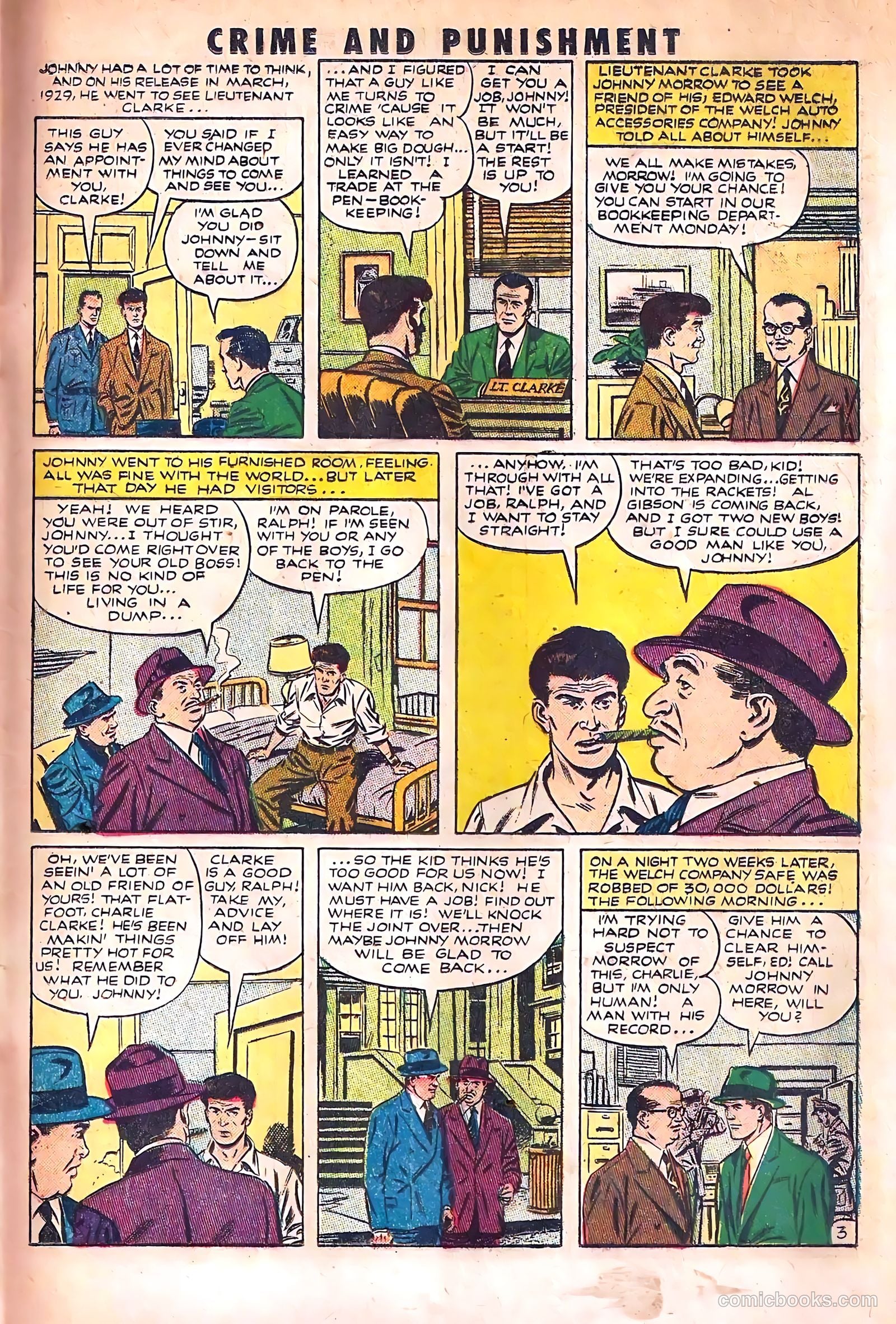 Crime and Punishment #56 (1952) — page 15 of 36