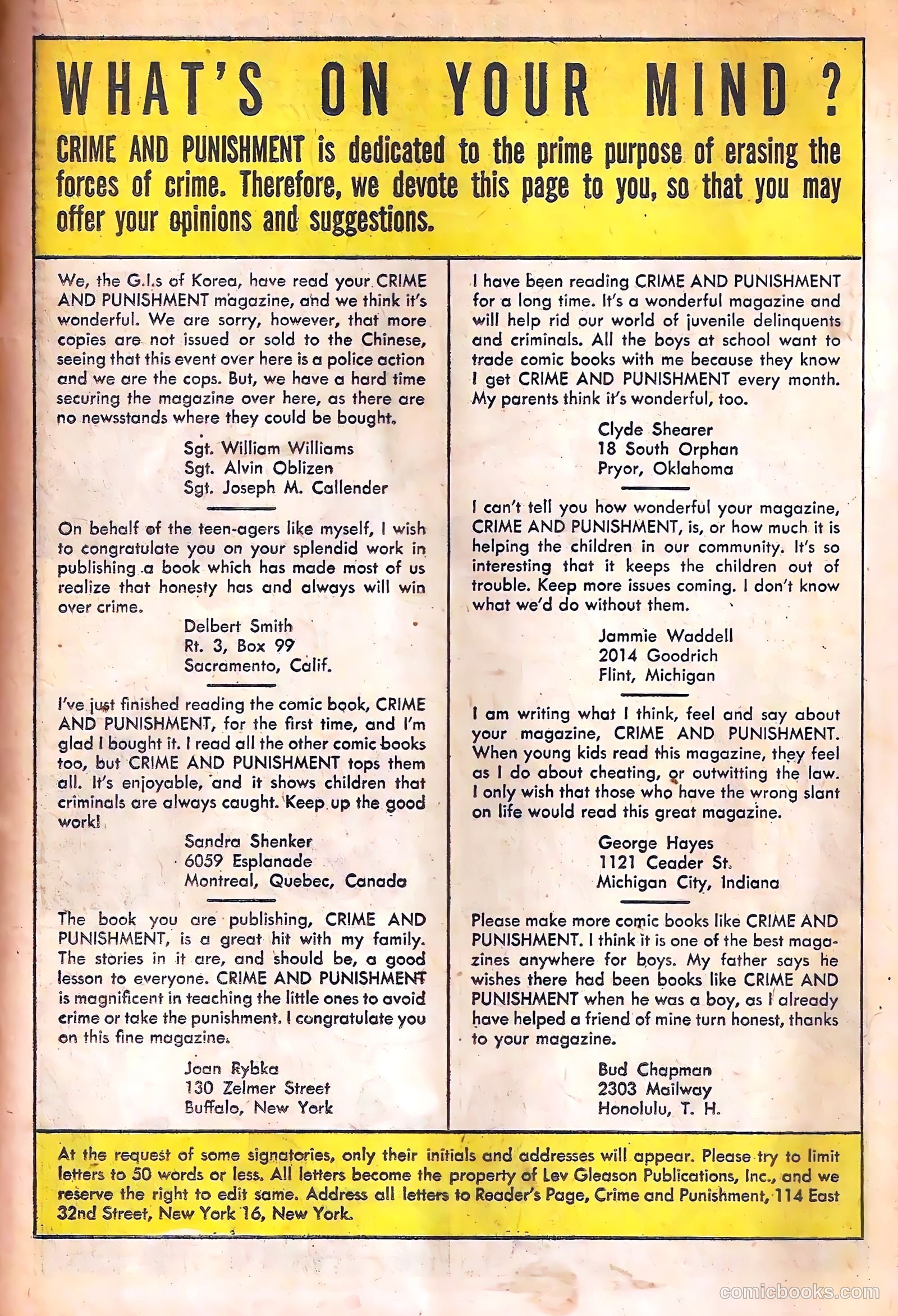 Crime and Punishment #56 (1952) — page 19 of 36