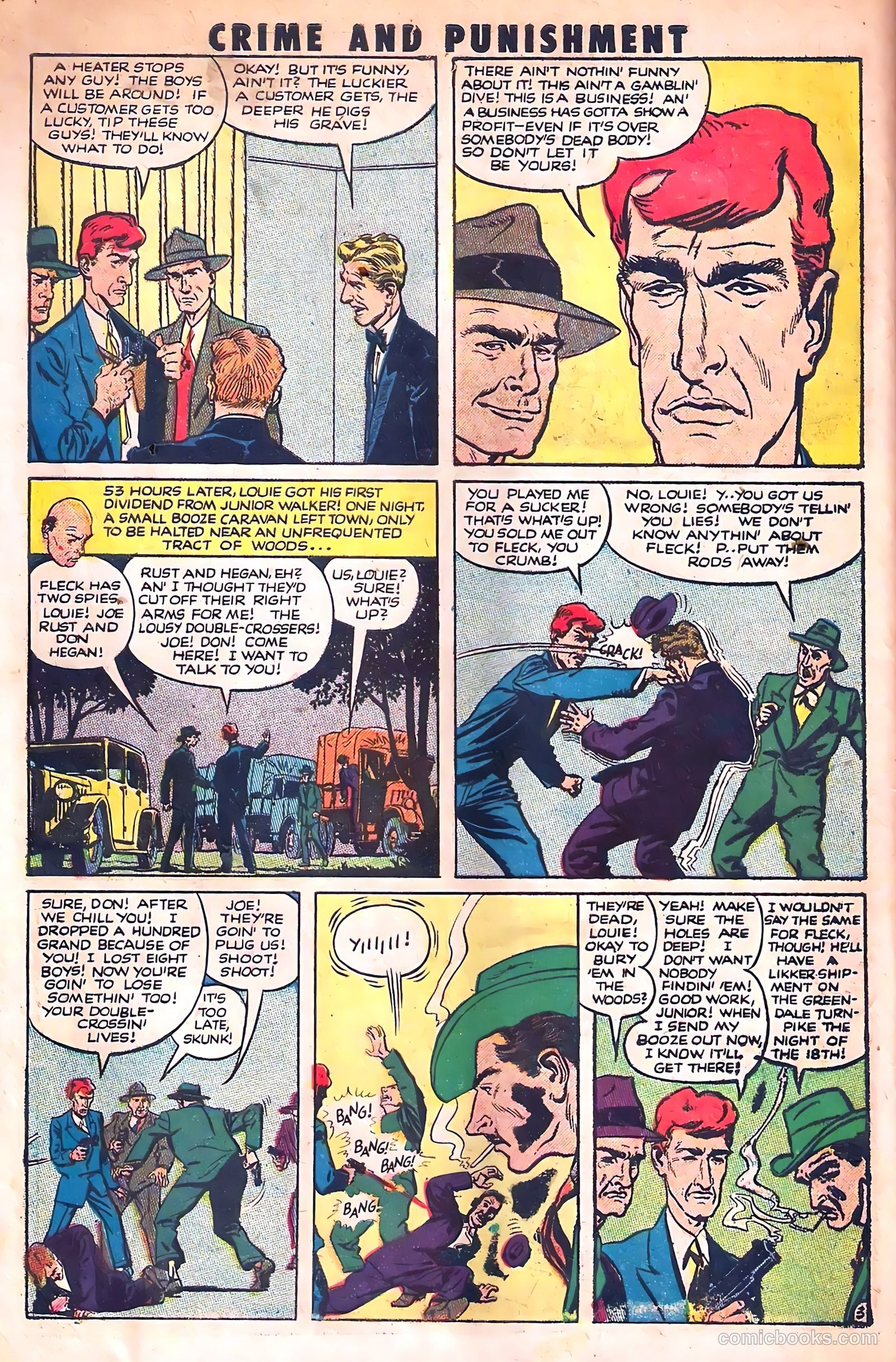 Crime and Punishment #56 (1952) — page 28 of 36