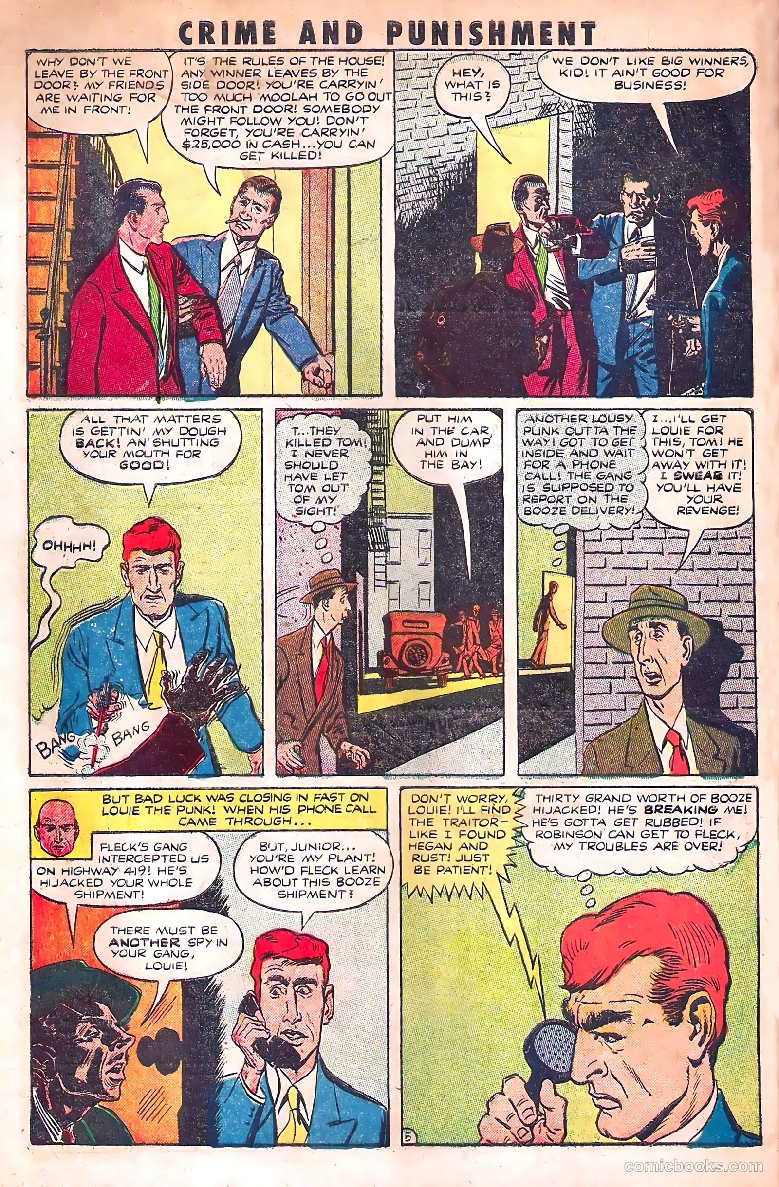 Crime and Punishment #56 (1952) — page 30 of 36