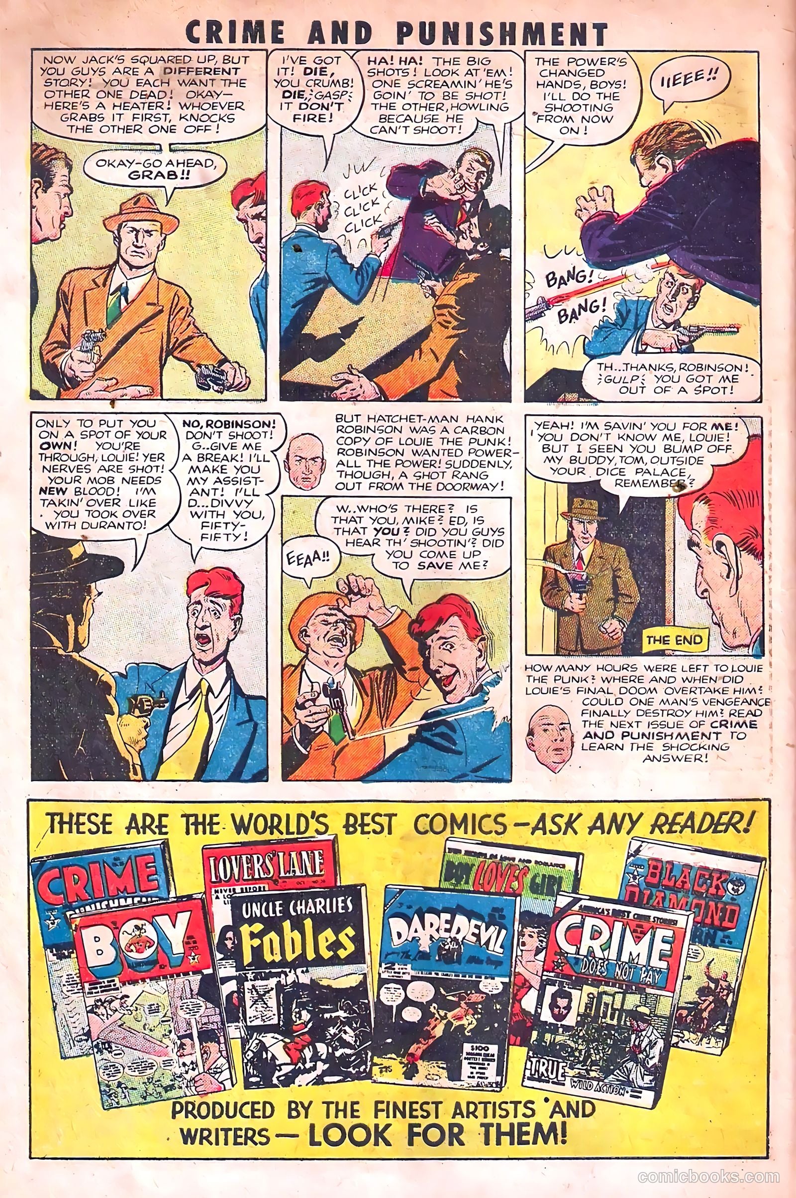 Crime and Punishment #56 (1952) — page 32 of 36