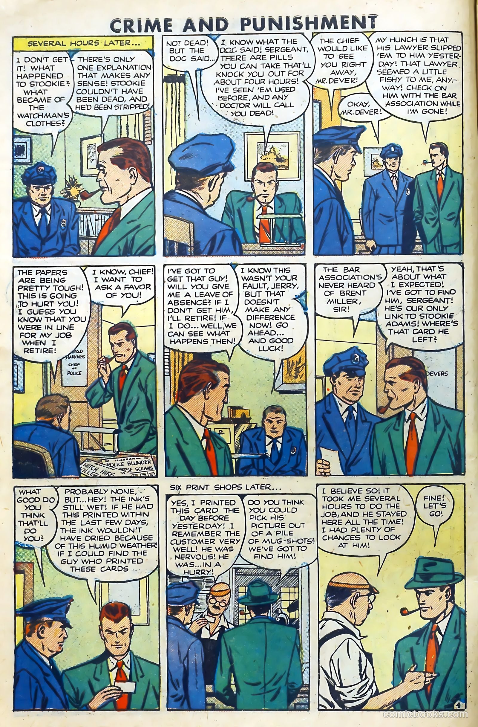 Crime and Punishment #57 (1952) — page 6 of 37