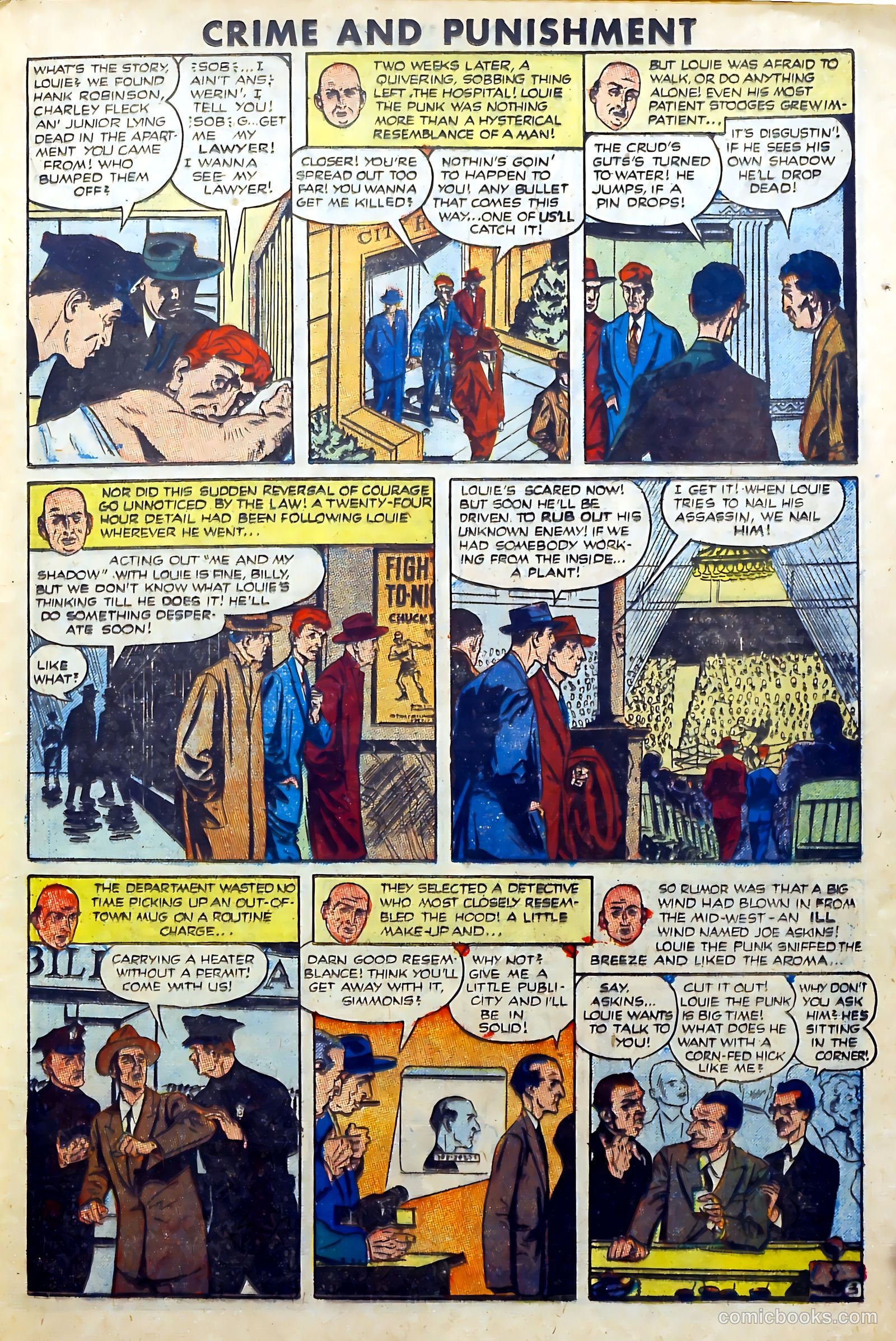 Crime and Punishment #57 (1952) — page 17 of 37
