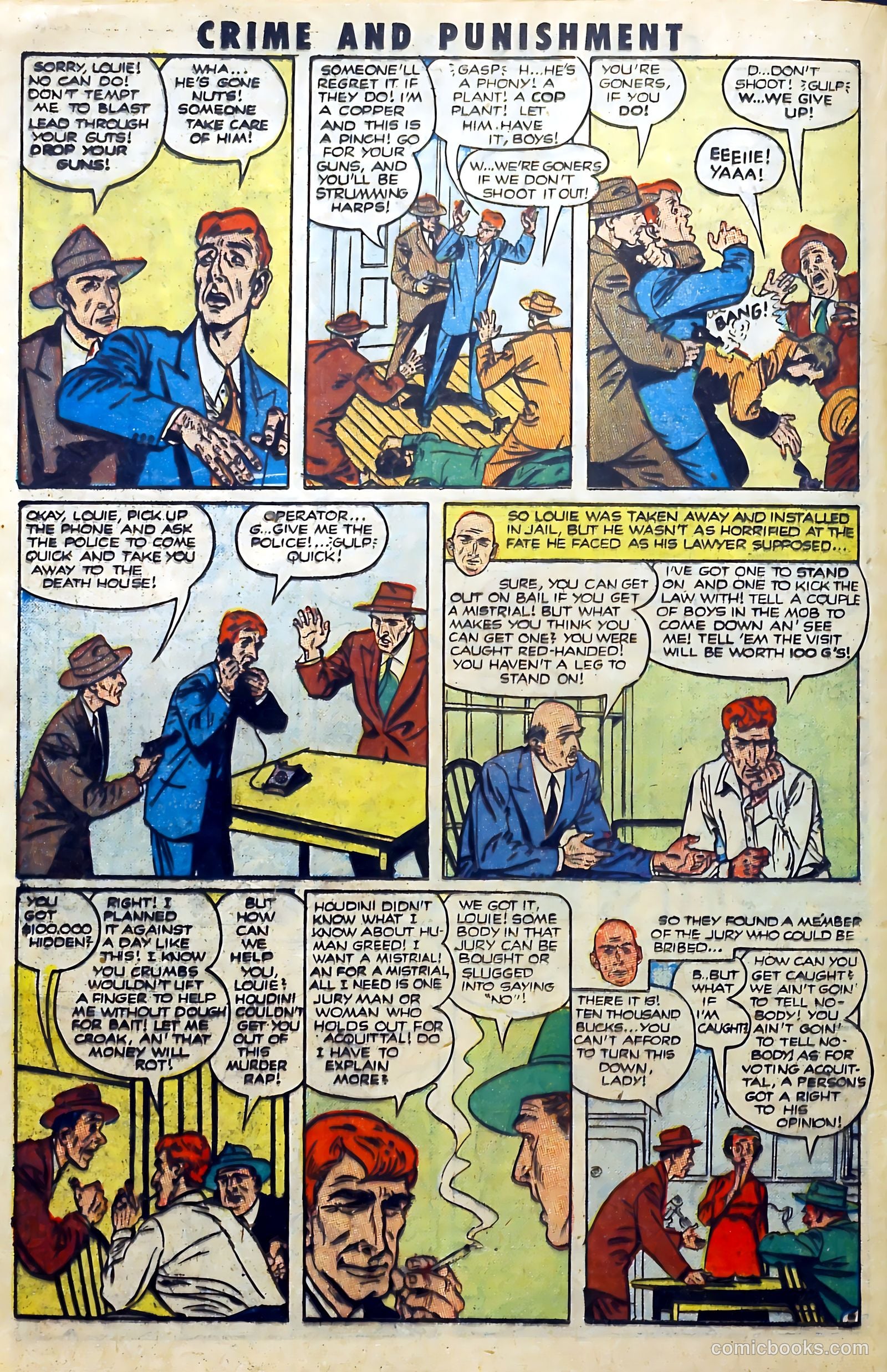 Crime and Punishment #57 (1952) — page 20 of 37