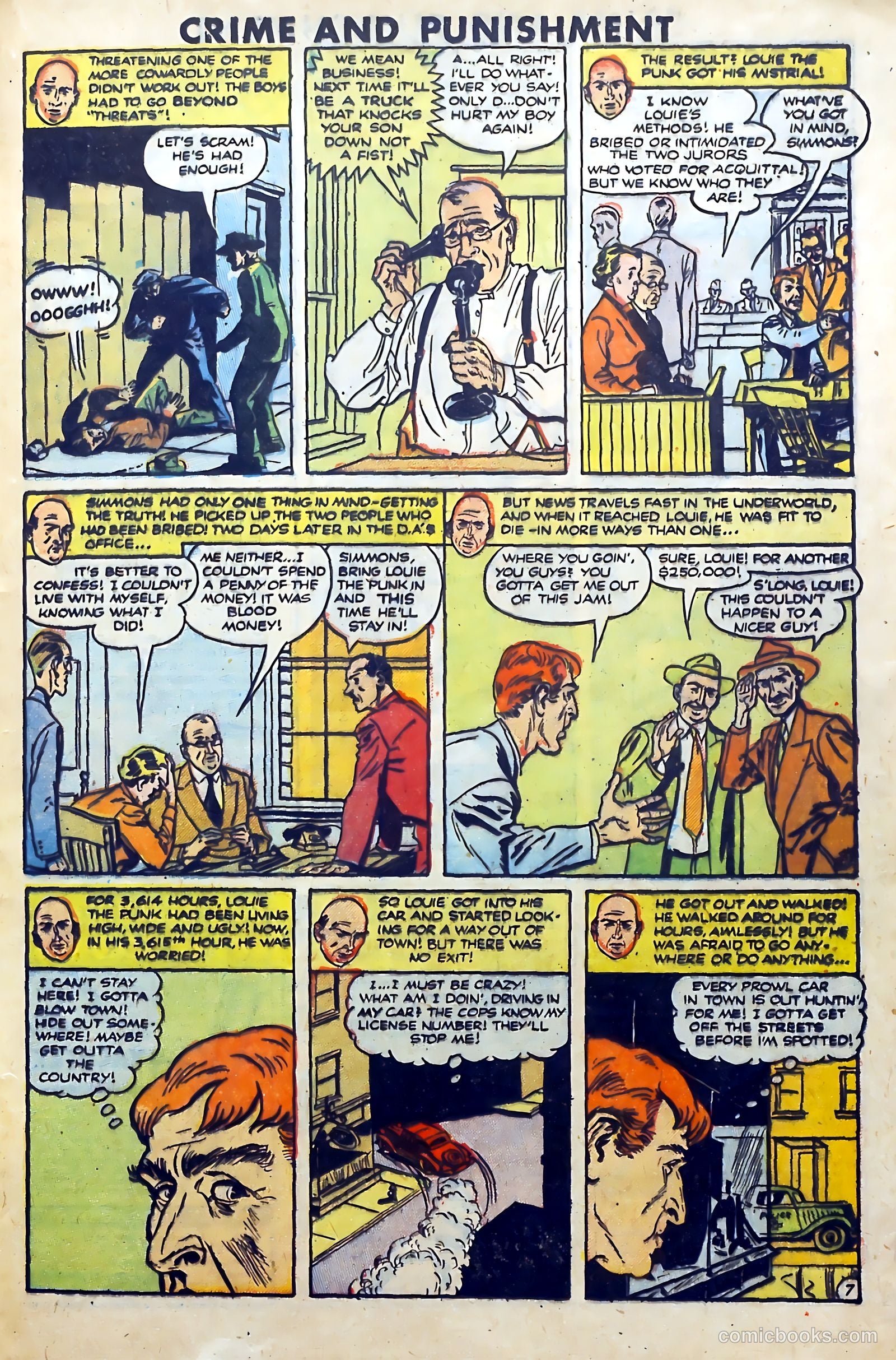 Crime and Punishment #57 (1952) — page 21 of 37