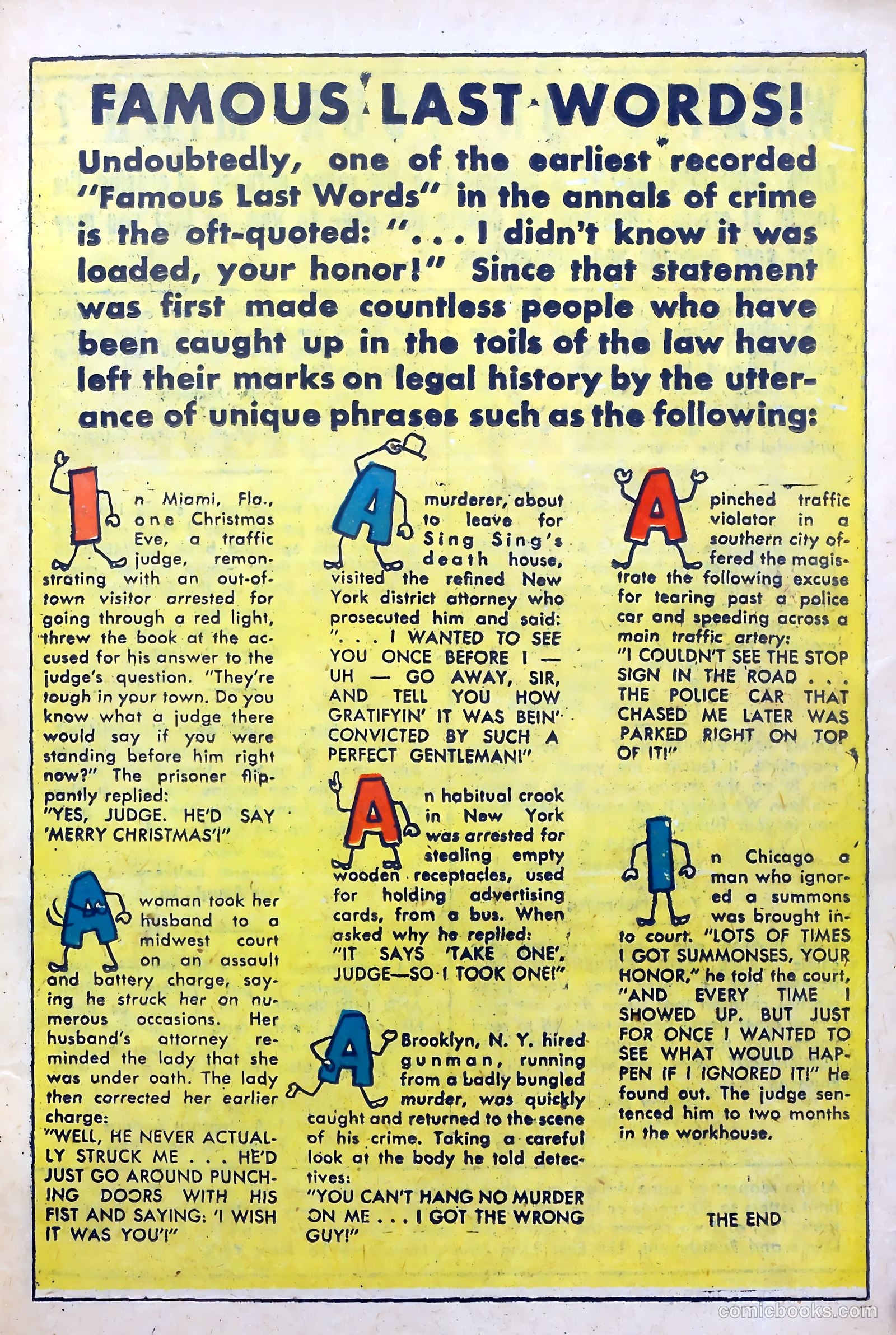 Crime and Punishment #57 (1952) — page 23 of 37