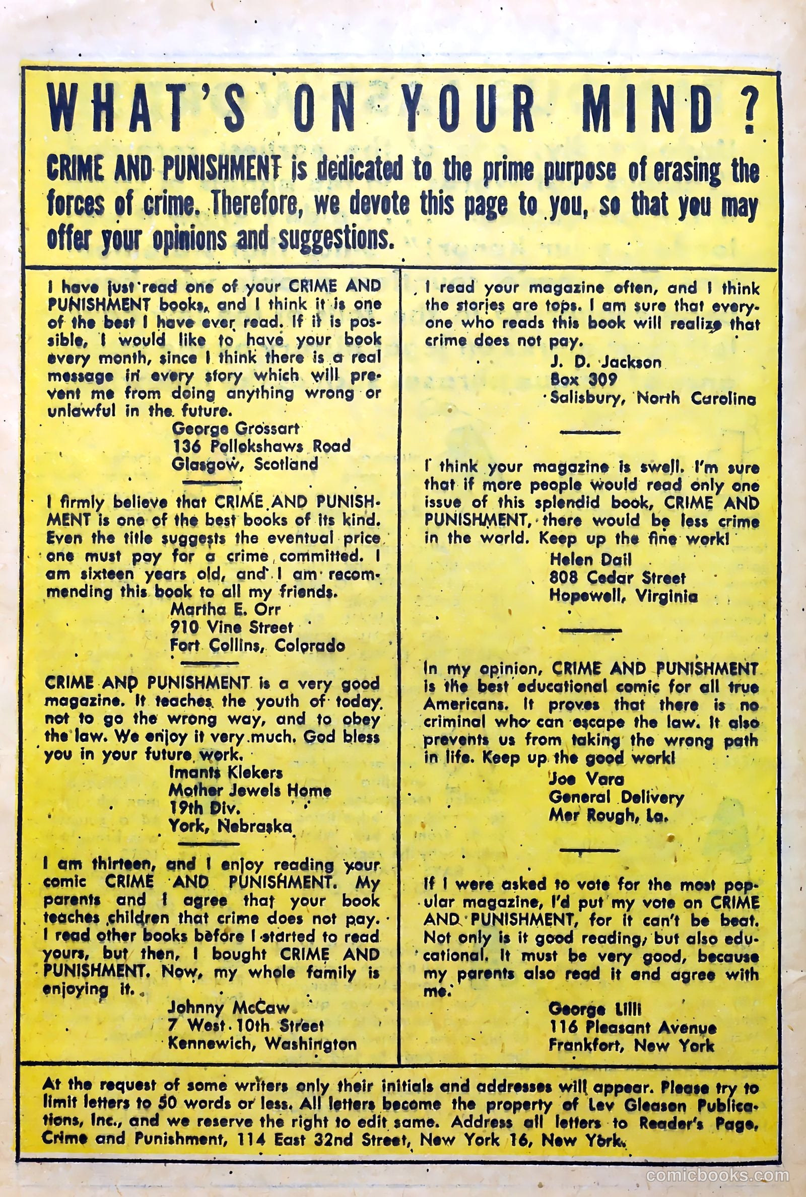 Crime and Punishment #57 (1952) — page 24 of 37